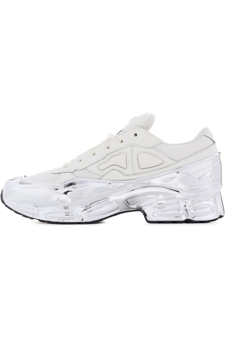 adidas ozweego raf simons cream white silver metallic