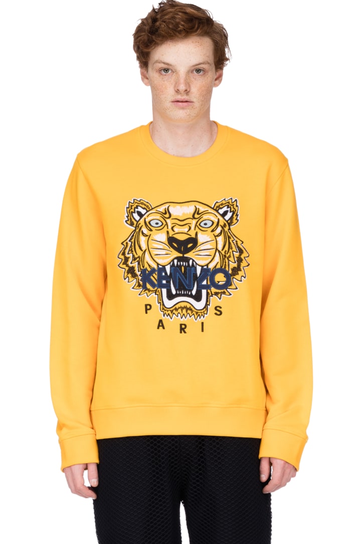Kenzo Special Multi Tiger Pullover Marigold Influenceu Kenzo Special Multi Tiger Pullover Marigold Influenceu