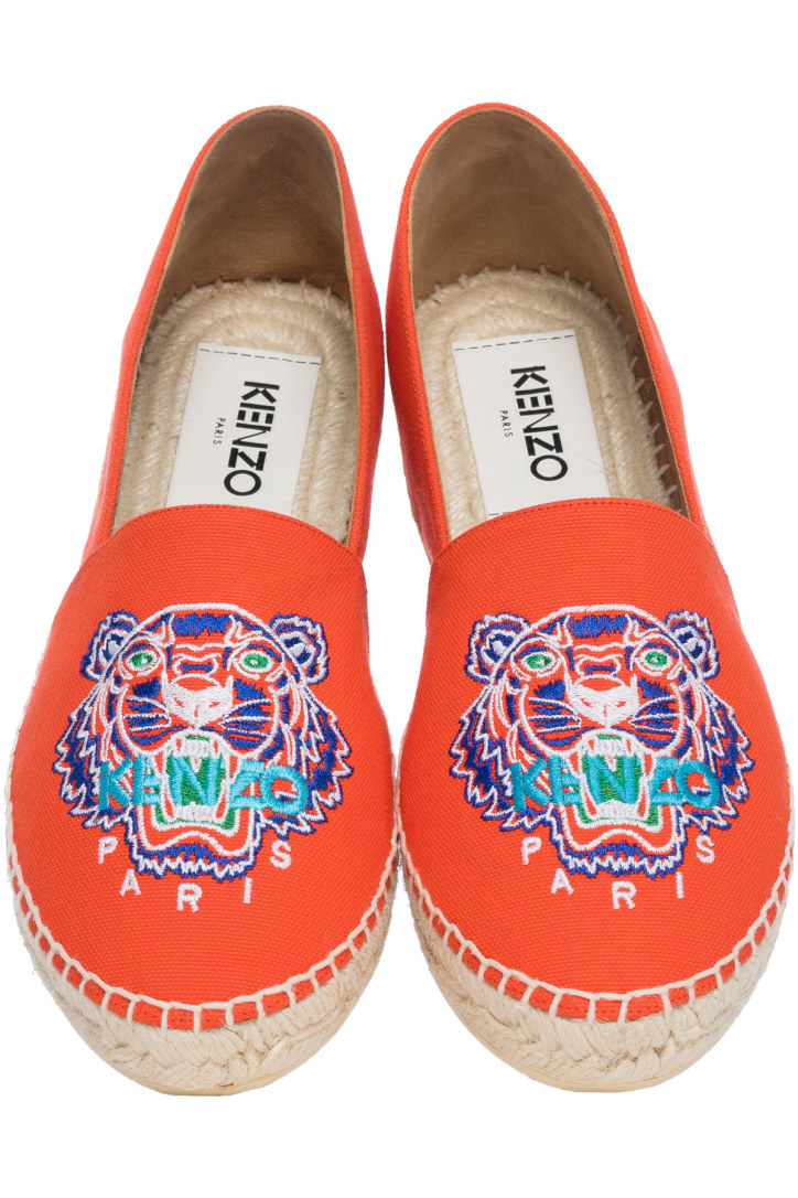 kenzo espadrilles orange