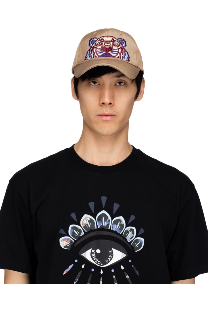 kenzo tiger canvas cap