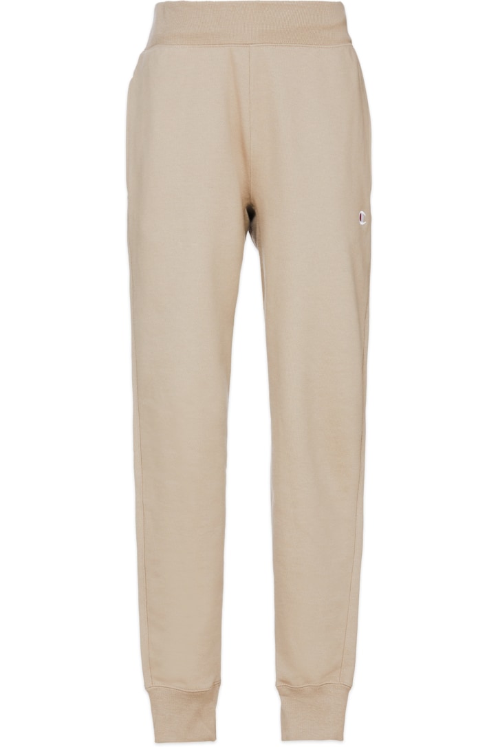 reverse weave trim joggers