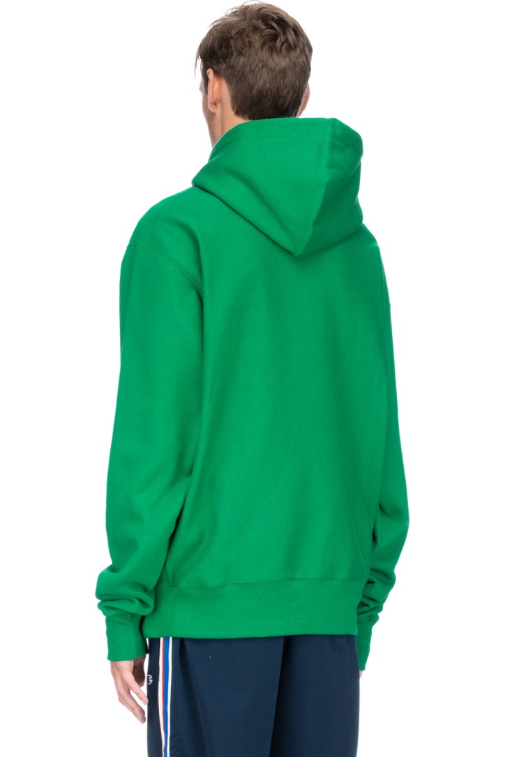 champion reverse weave kelly green hoodie