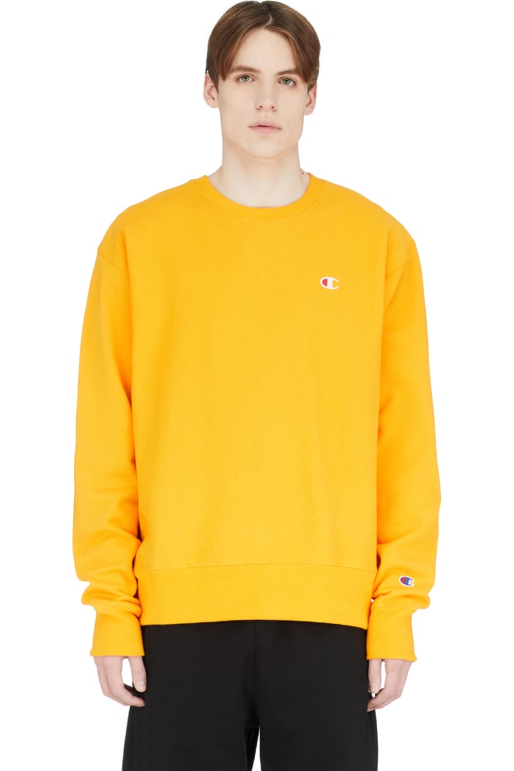 white and gold champion sweatshirt, Off 