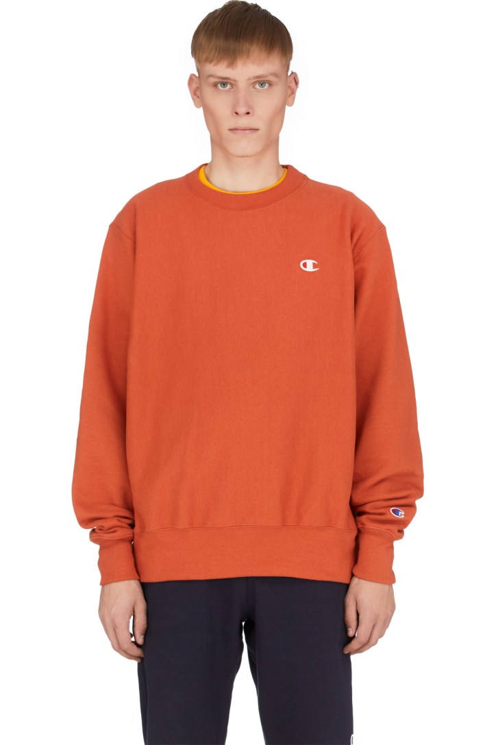 burnt orange champion sweatshirt