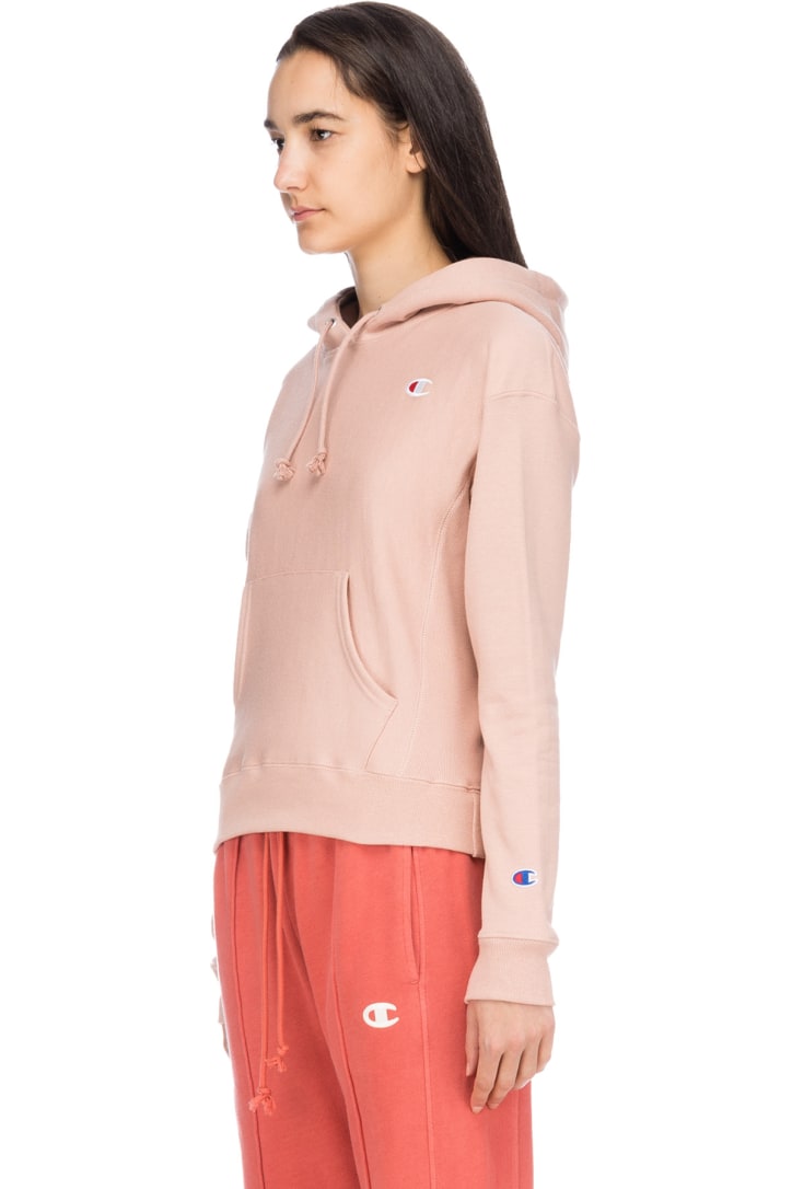 champion reverse weave tan womens hoodie