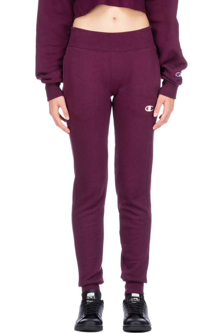 dark berry purple champion joggers