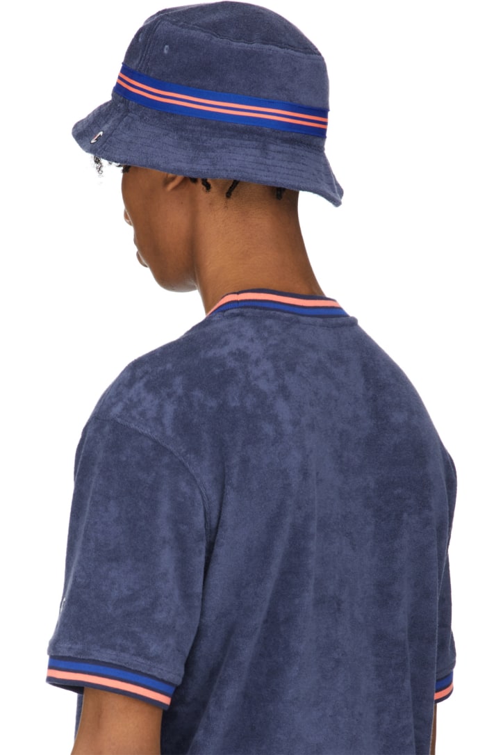 Champion Terry Cloth Bucket Hat Imperial Indigo influenceu