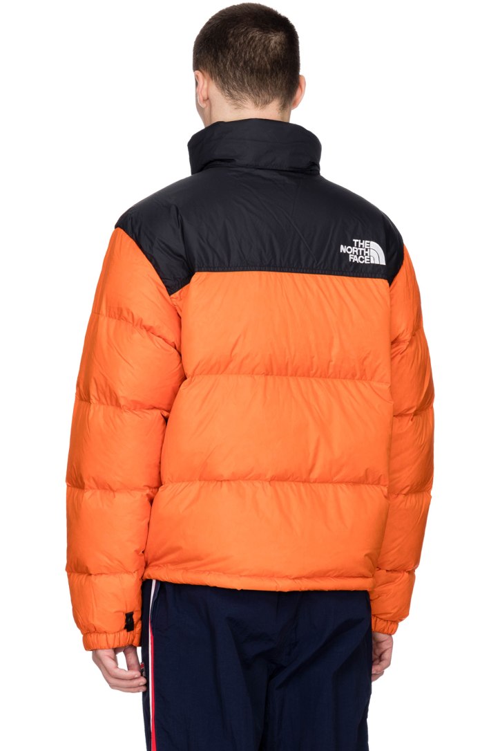 the north face 1996 retro nuptse jacket persian orange