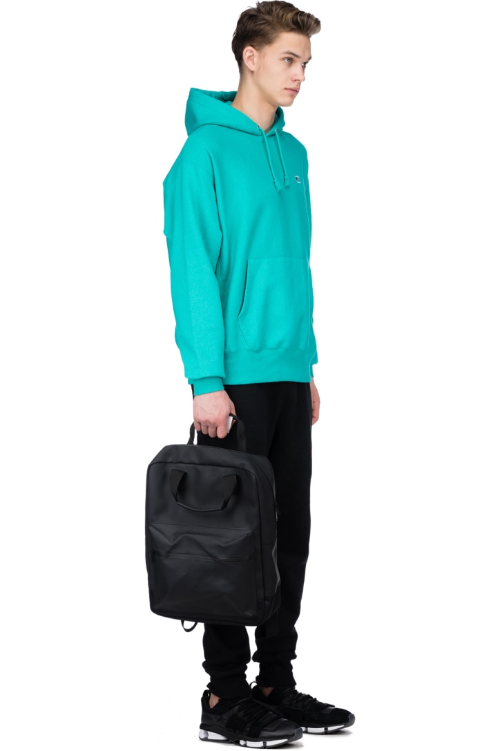 champion reverse weave teal pigment dyed hoodie