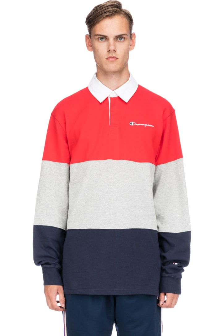 Champion Colorblock Rugby Shirt Sale 