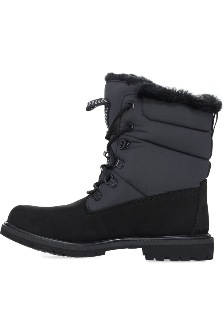 timberland black puffer boots