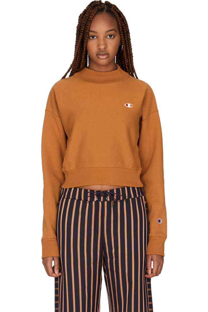 champion mock neck sweater