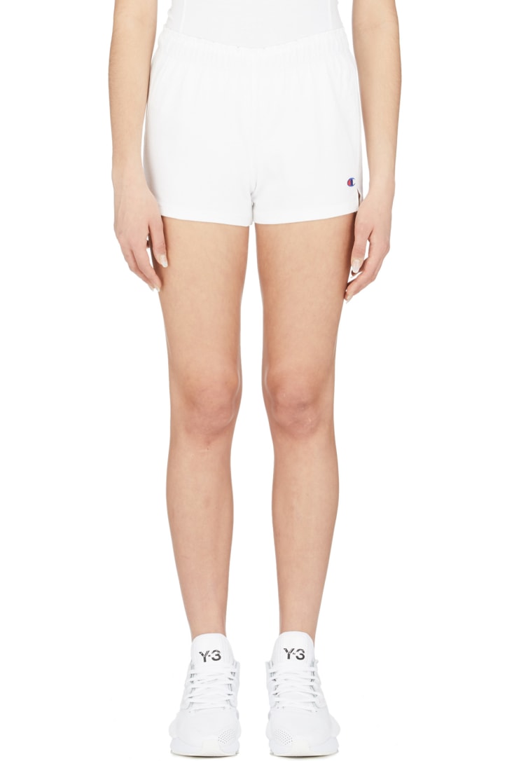 Champion practice shorts white