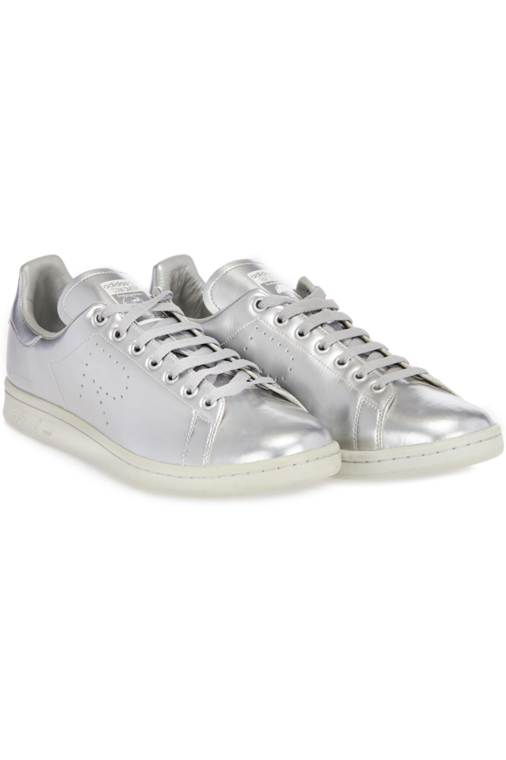 raf simons stan smith silver