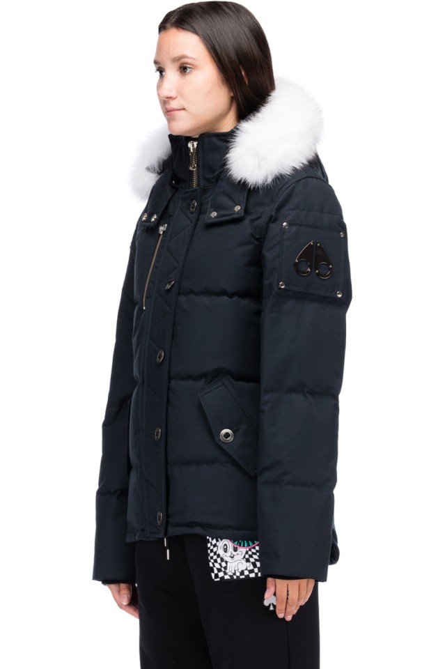 Moose Knuckles 3q Jacket Dark Navyblack Influenceu 8374