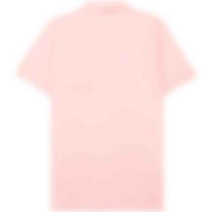 Maison Kitsuné - Navy Fox Patch Classic Polo Shirt - Light Pink