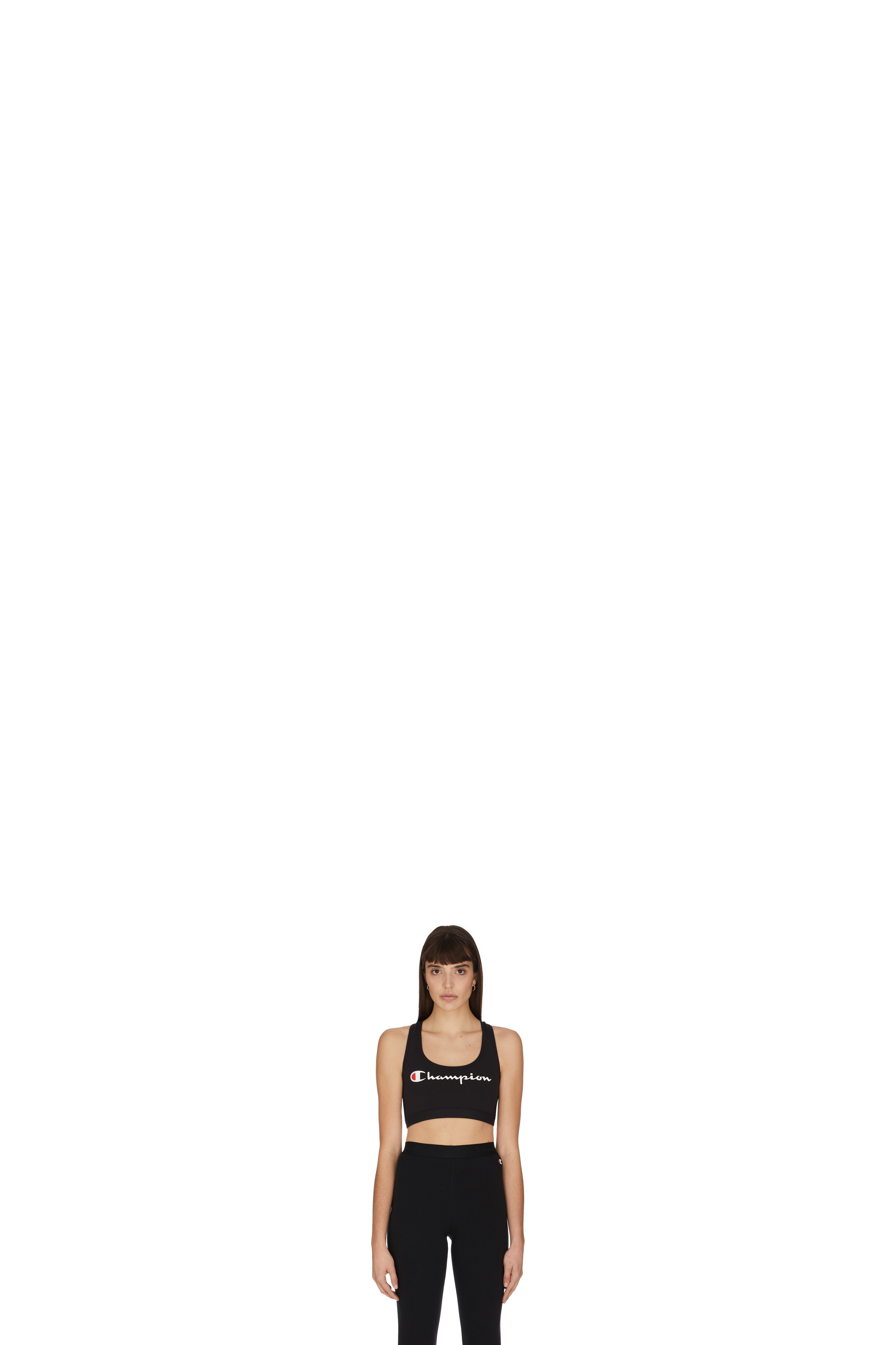 Black Reissue Script Jersey Bra