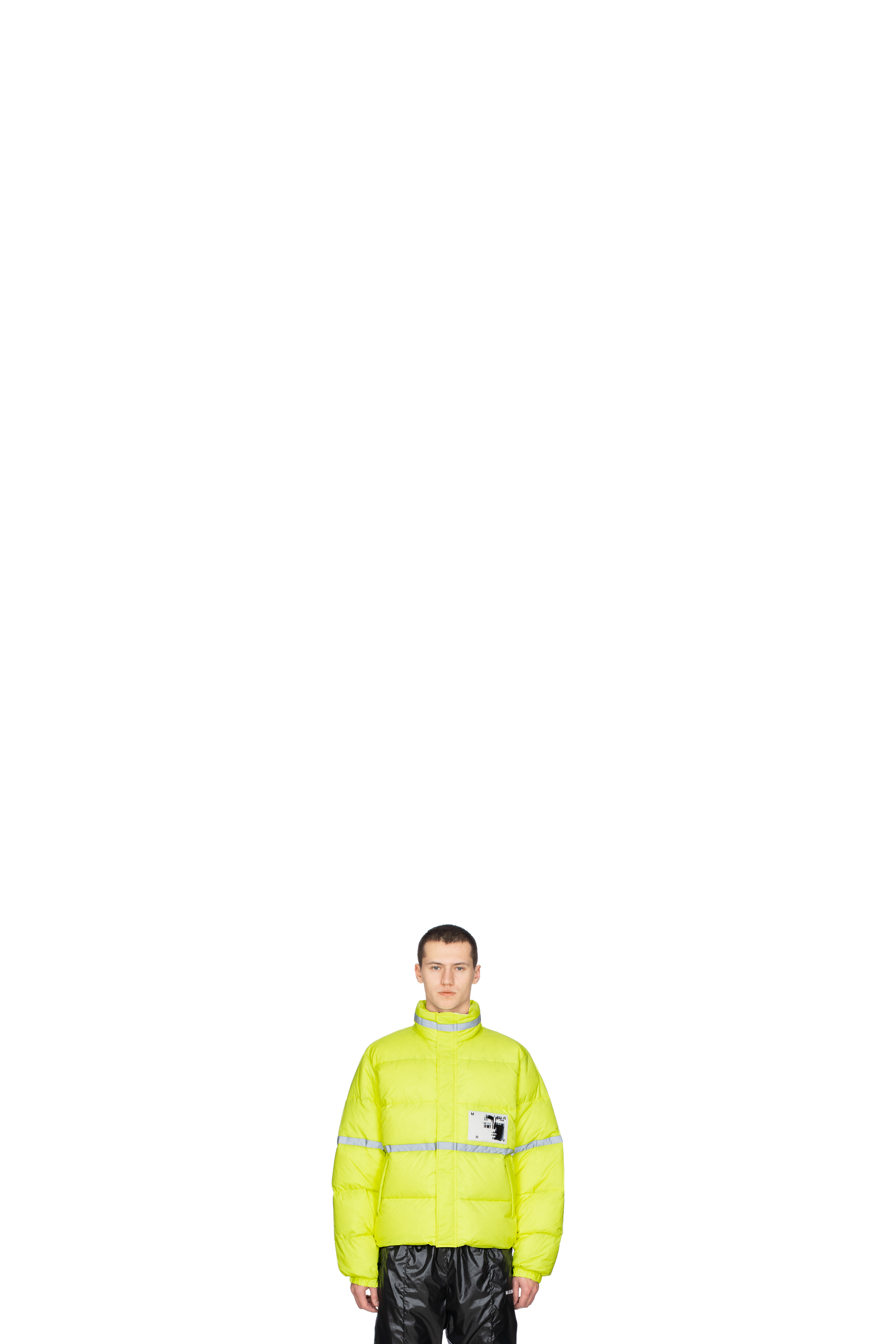 Yellow Reflective Down Jacket
