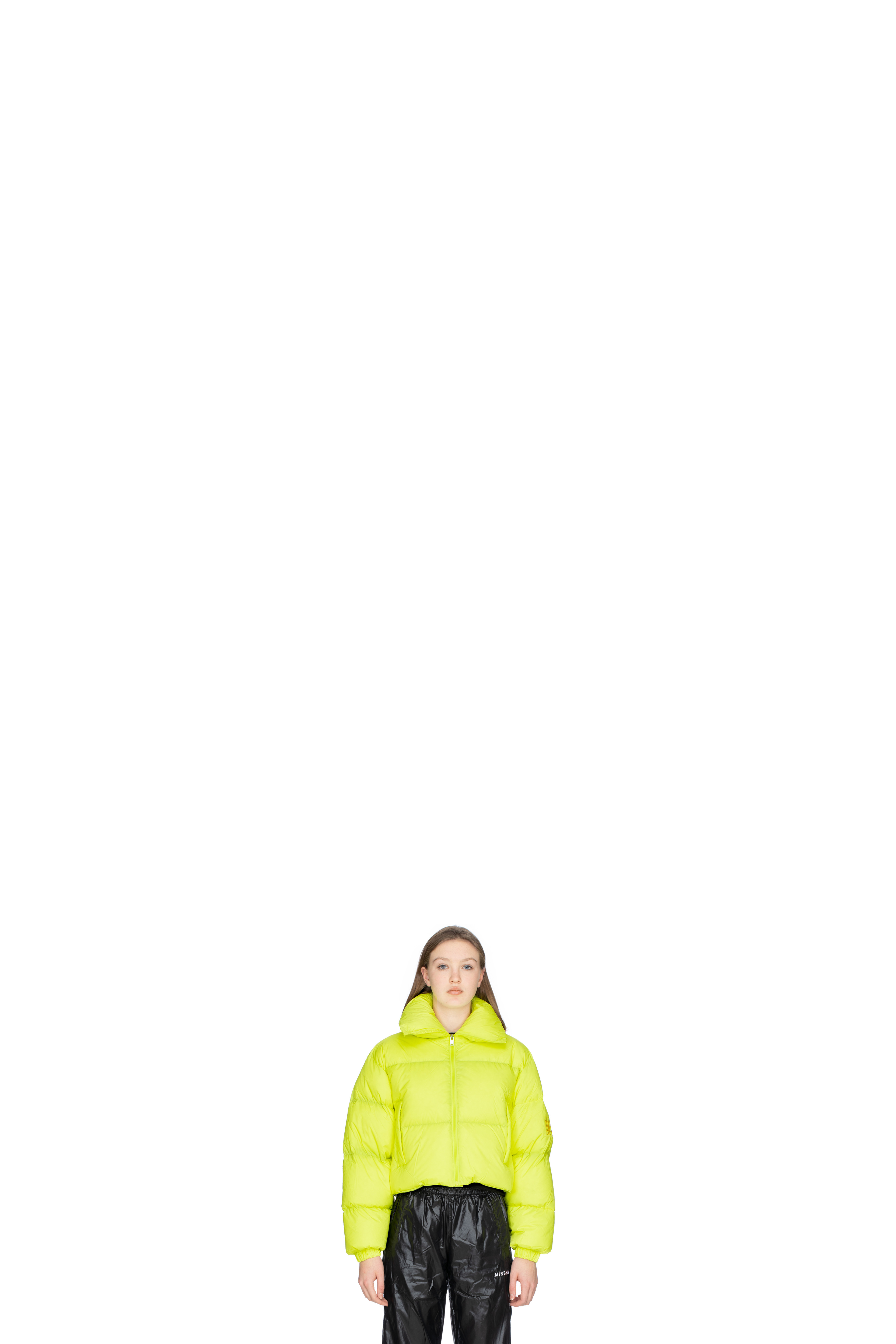 Yellow Double Embro Down Jacket