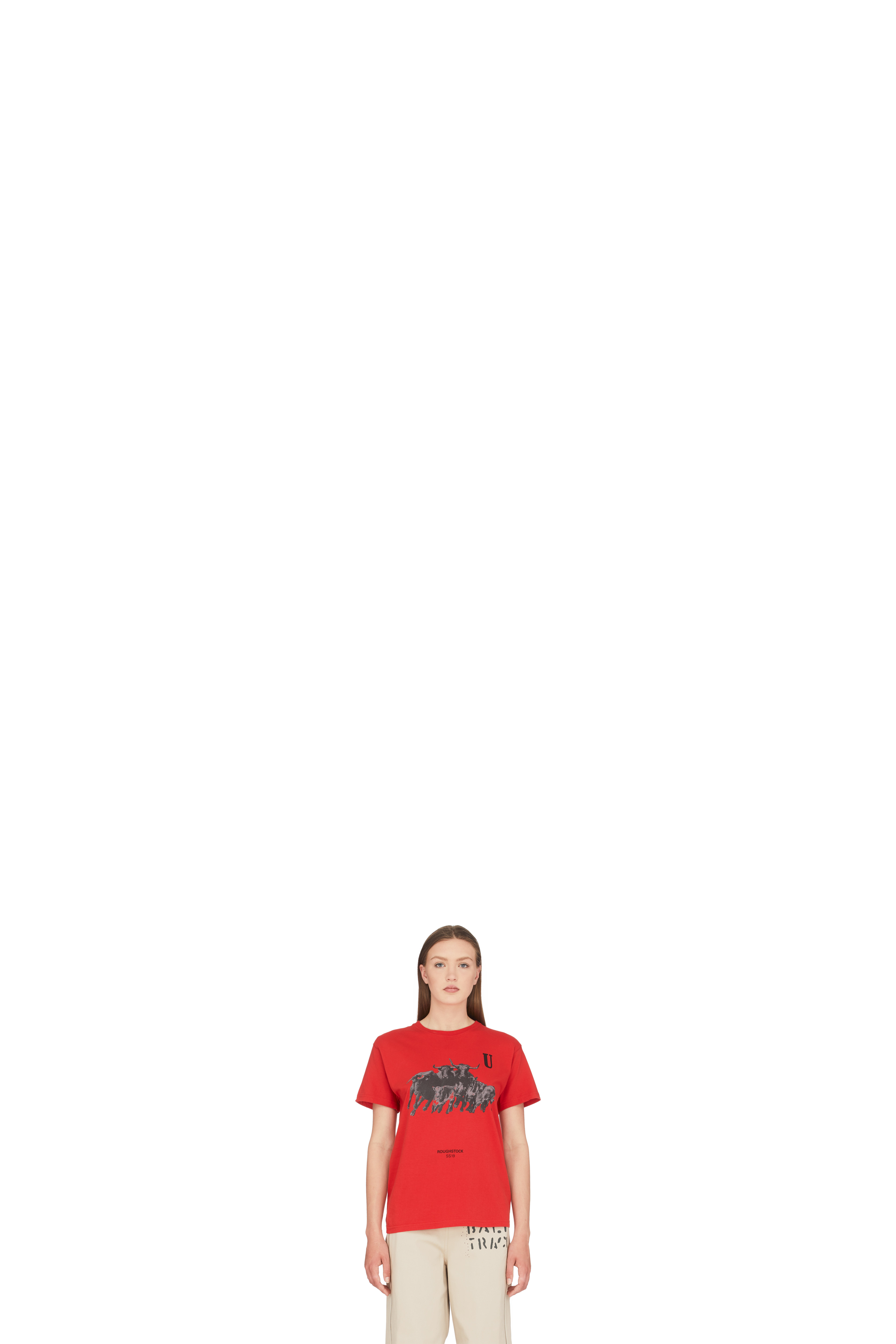 T-Shirt Roughstock Rouge