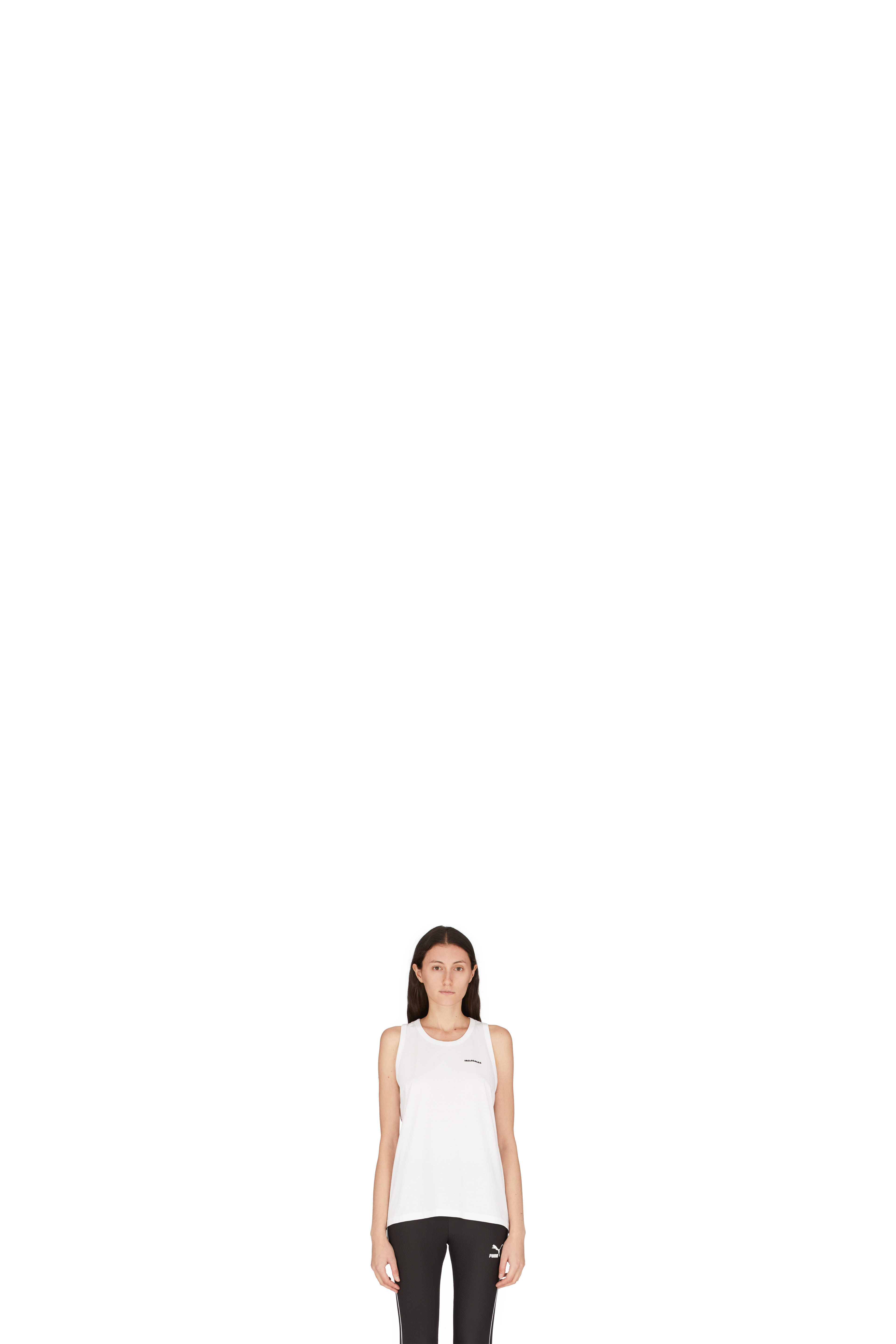 Camisole Logo Fleur Blanc