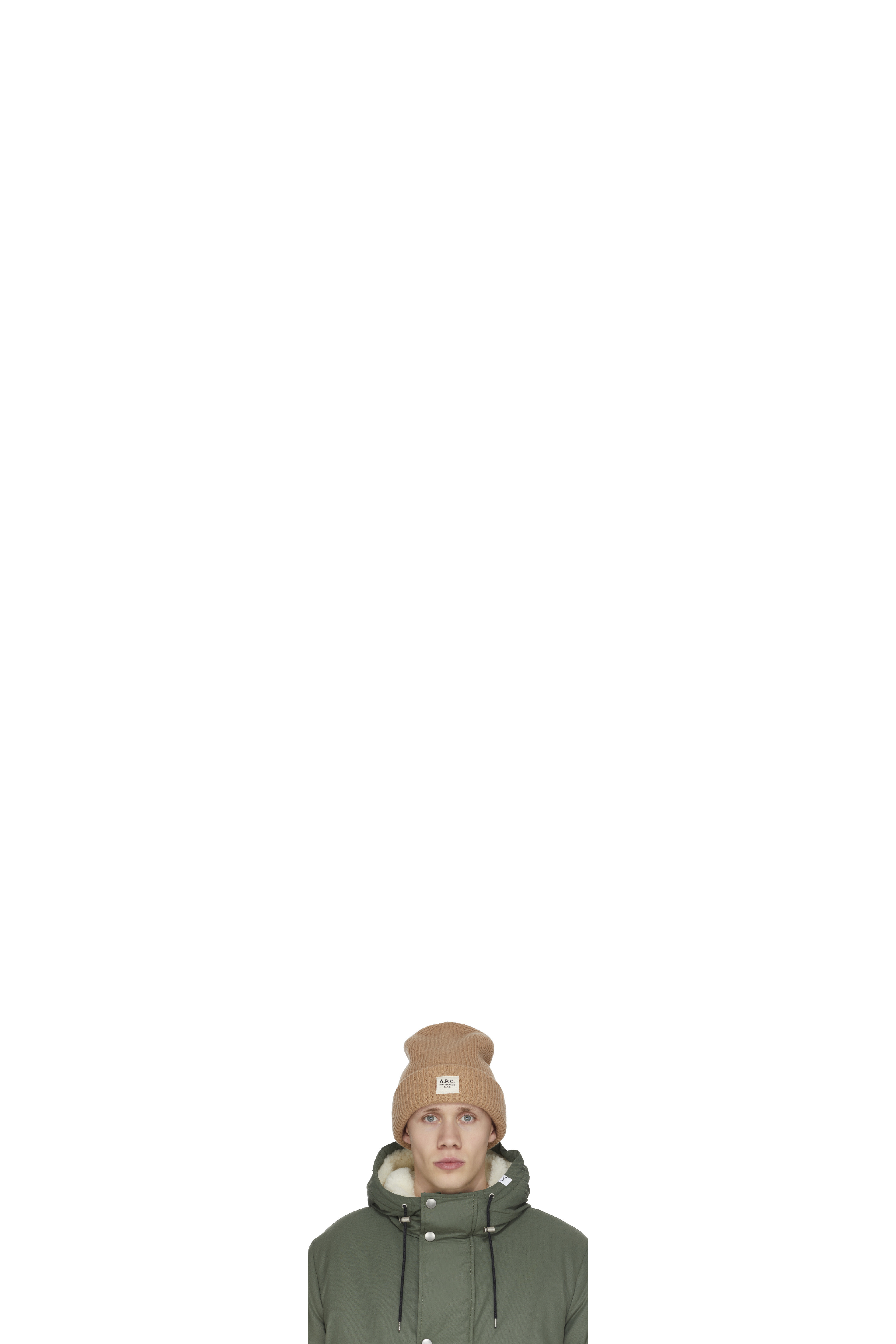 Brown James Knit Beanie