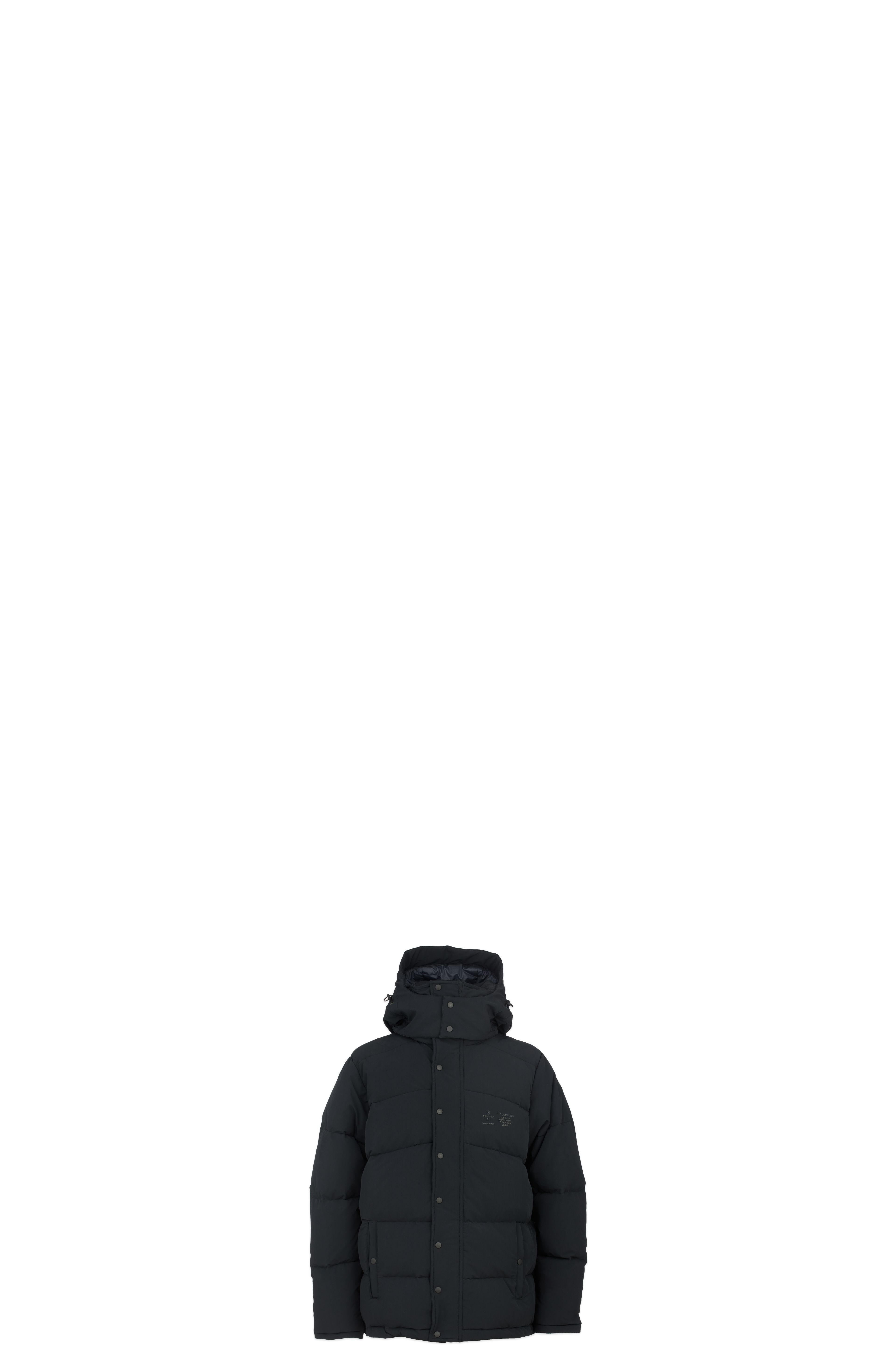 Manteau Super Puffer Anti Tempête Noir