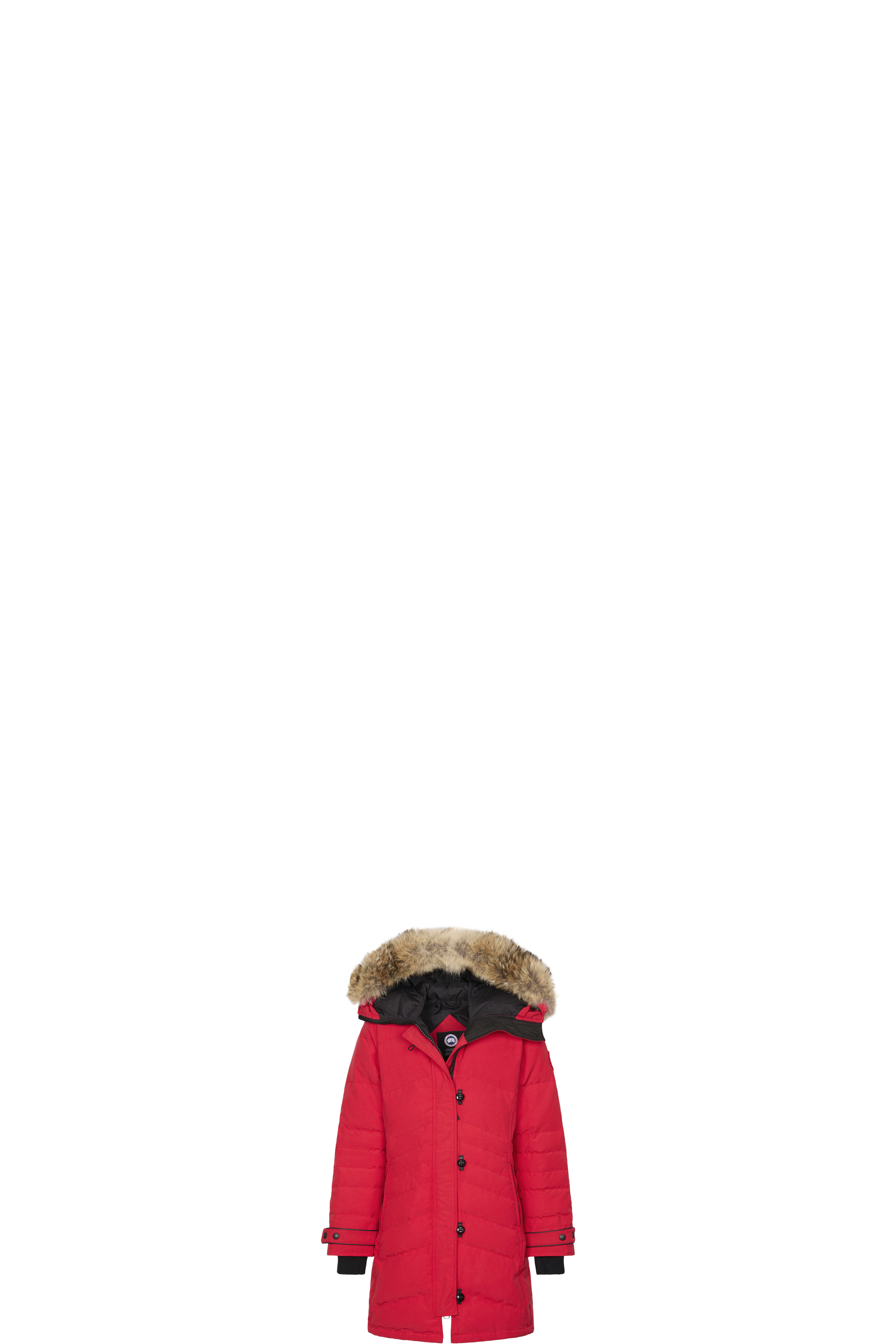 Red Lorette Parka