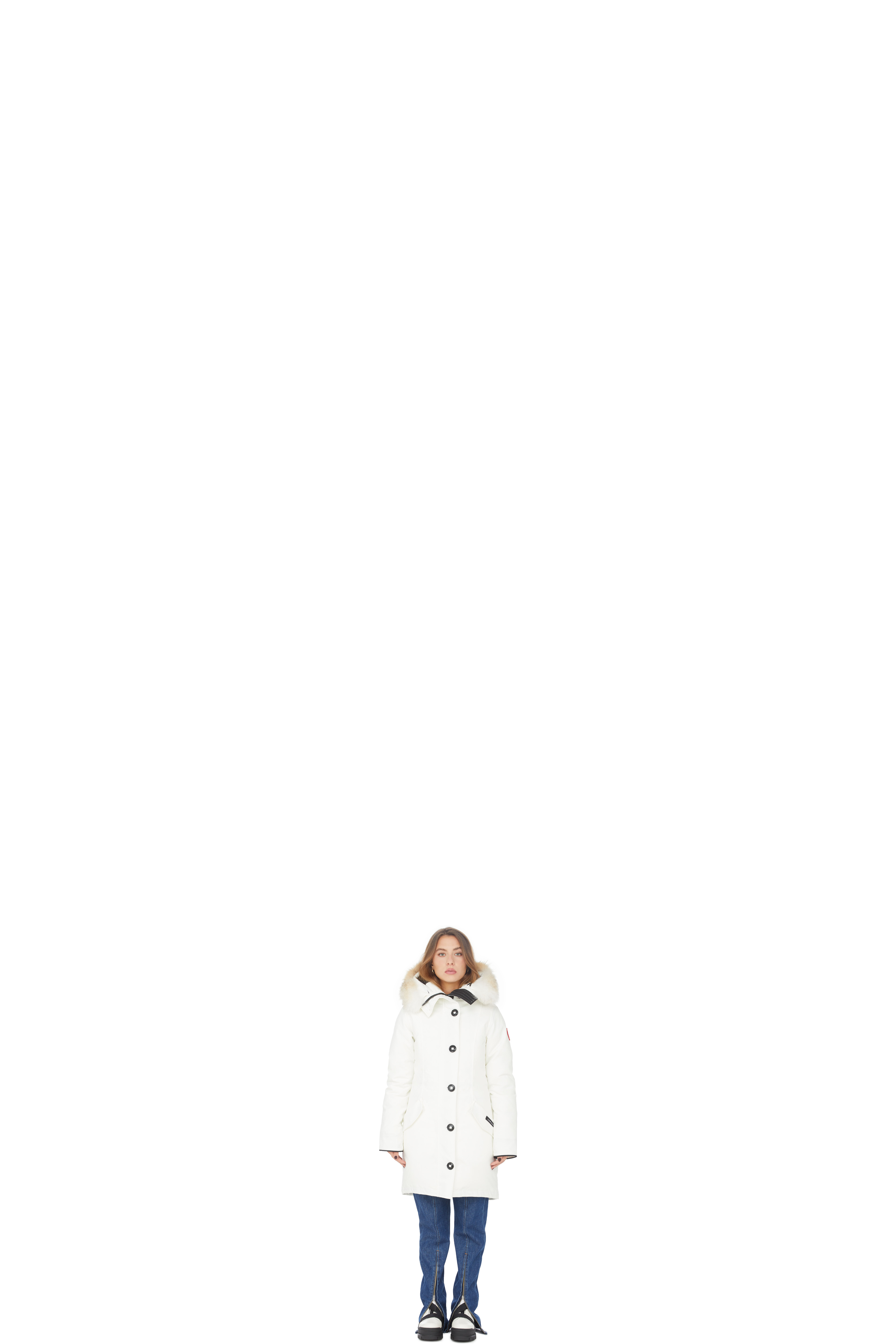 White Rossclair Parka