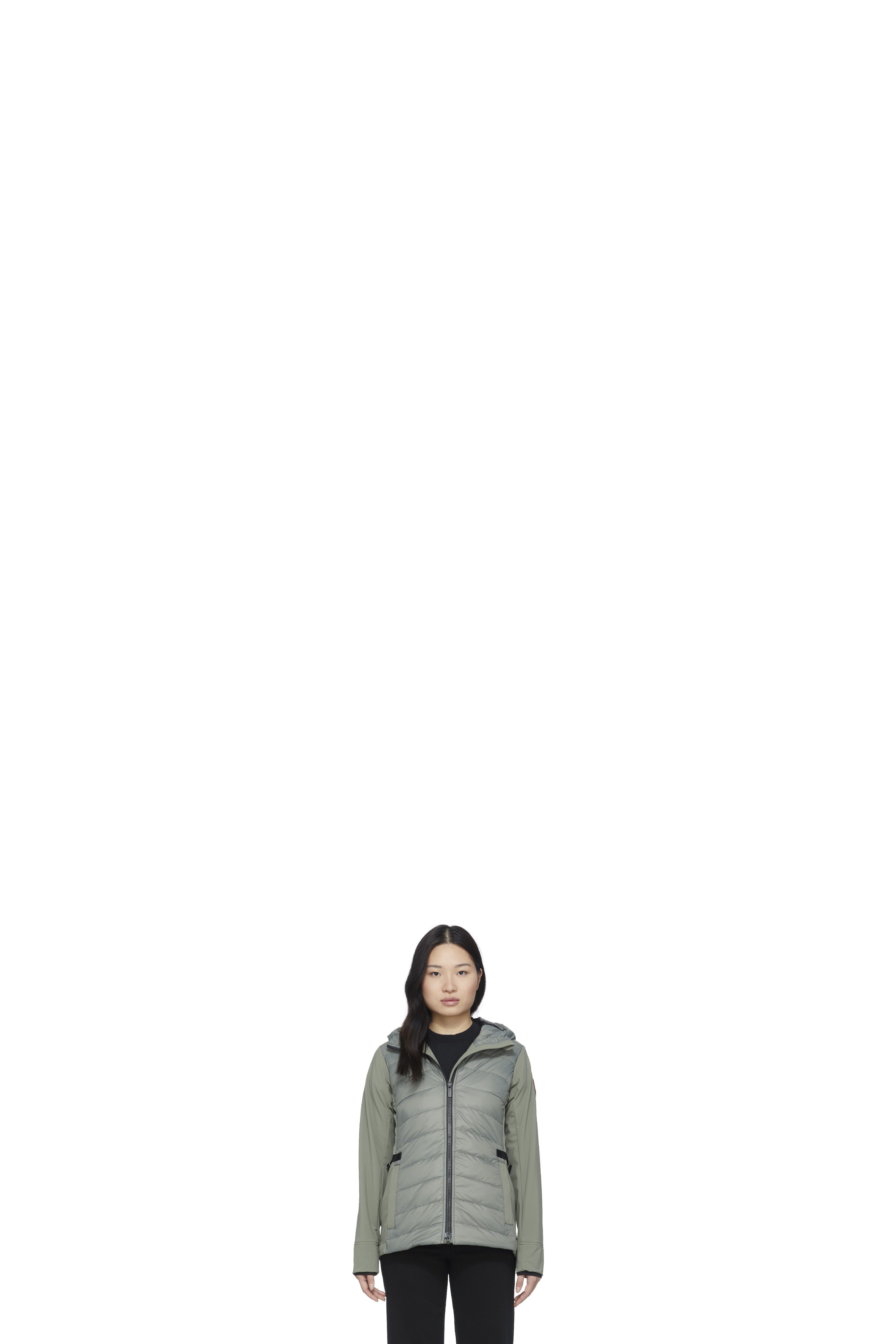 Manteau à Capuche Hybridge Thornbury Vert