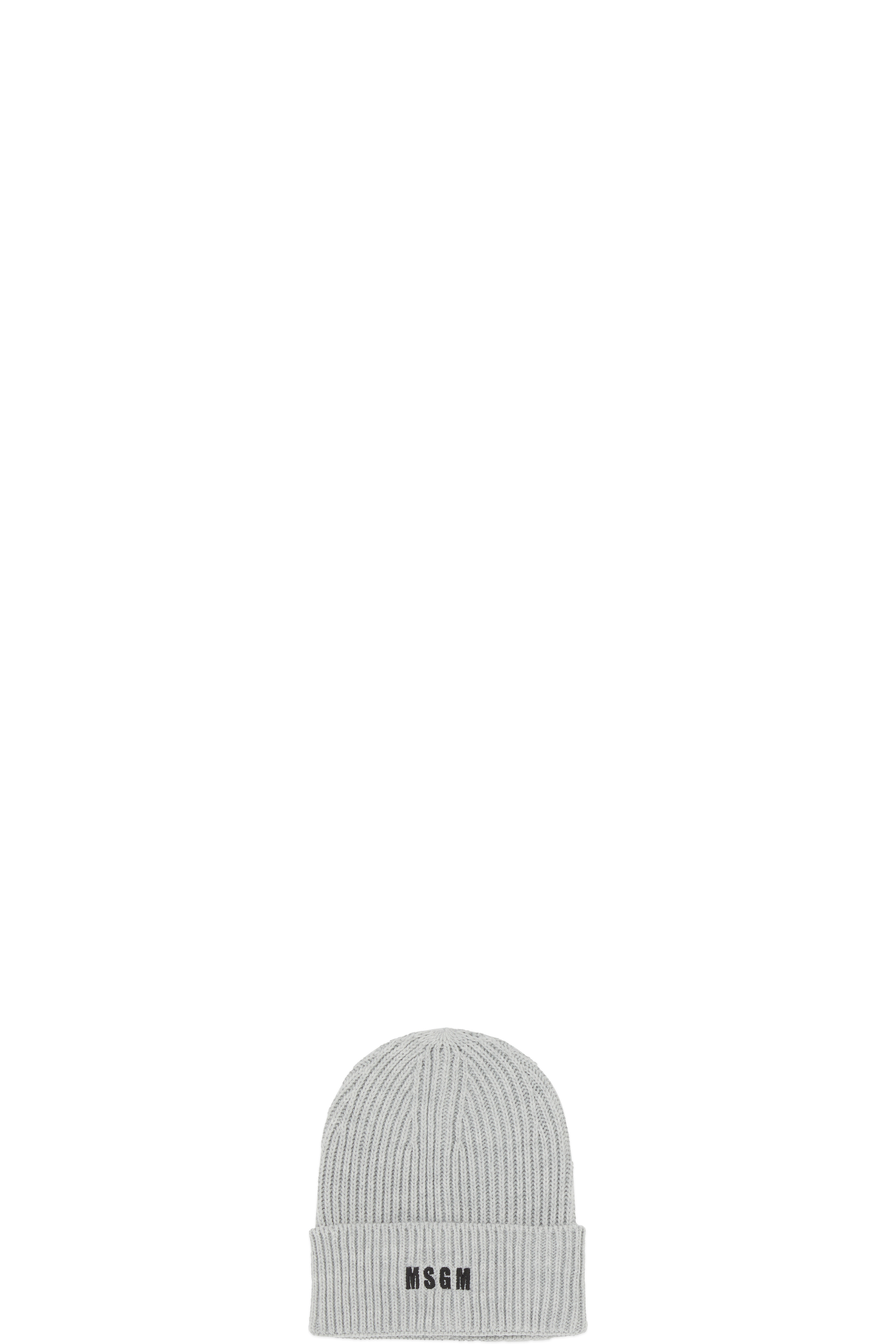 Grey Micro Logo Docker Beanie