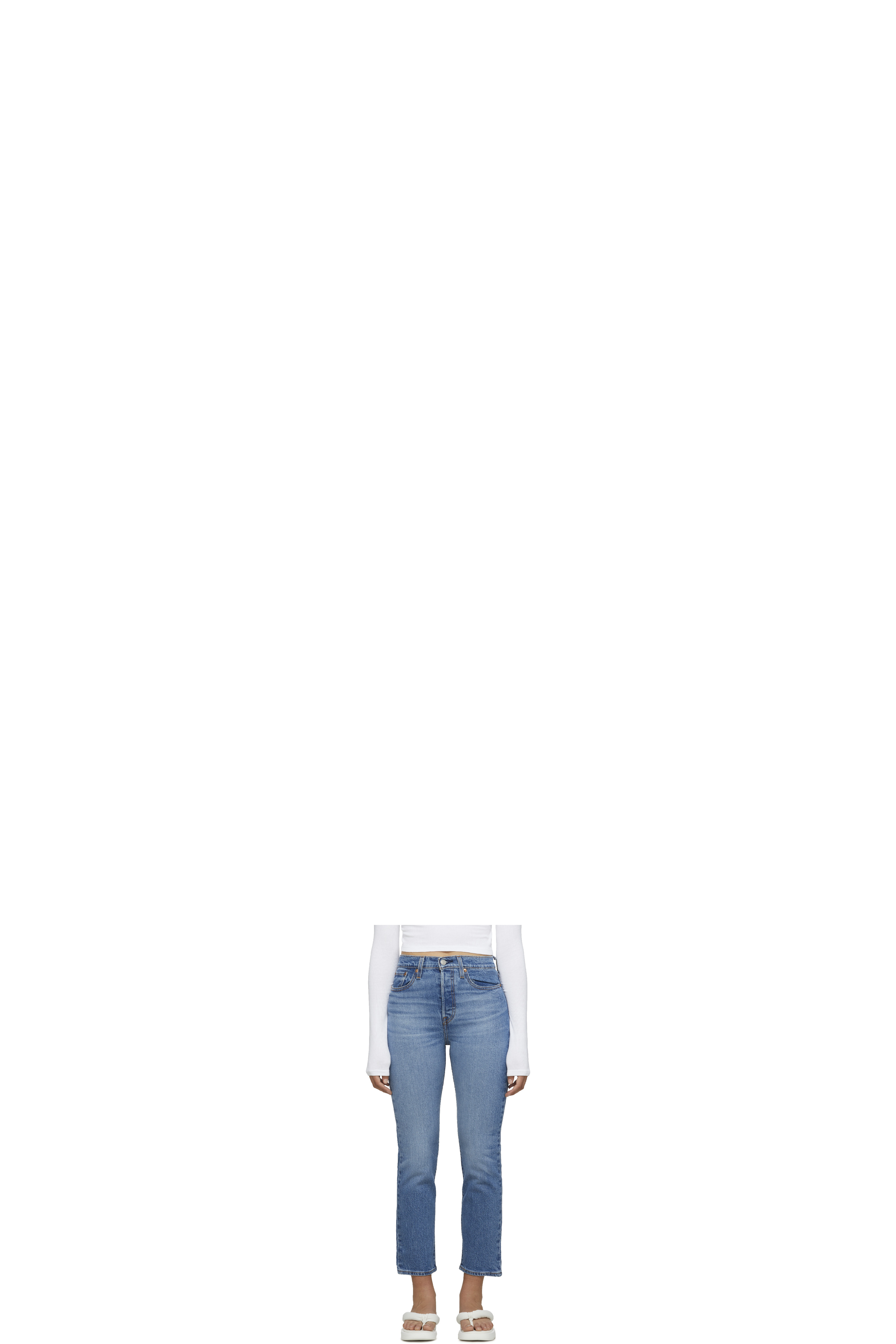 Blue Wedgie Straight Fit Jeans