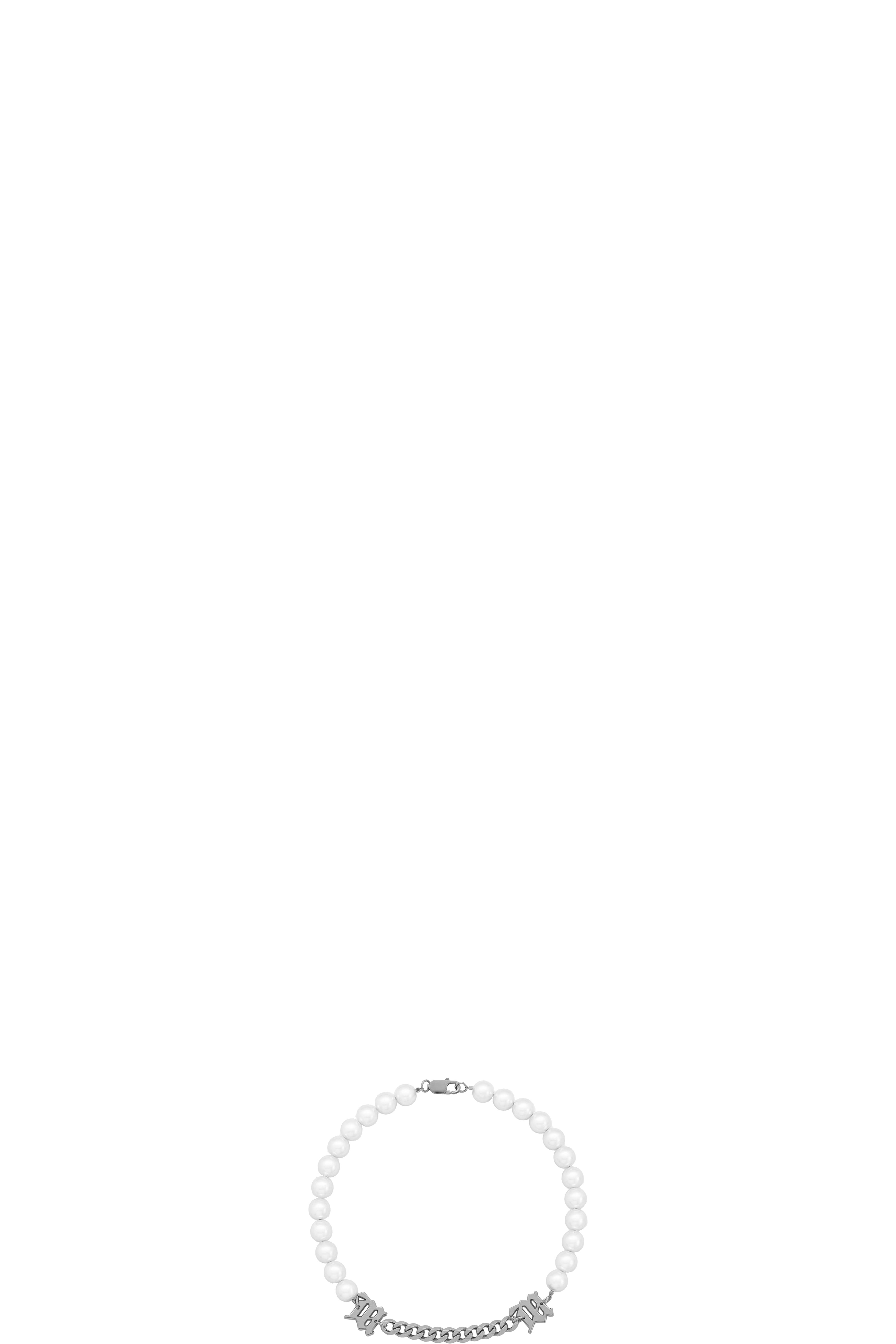 Collier en Perles et Maillons Blanc