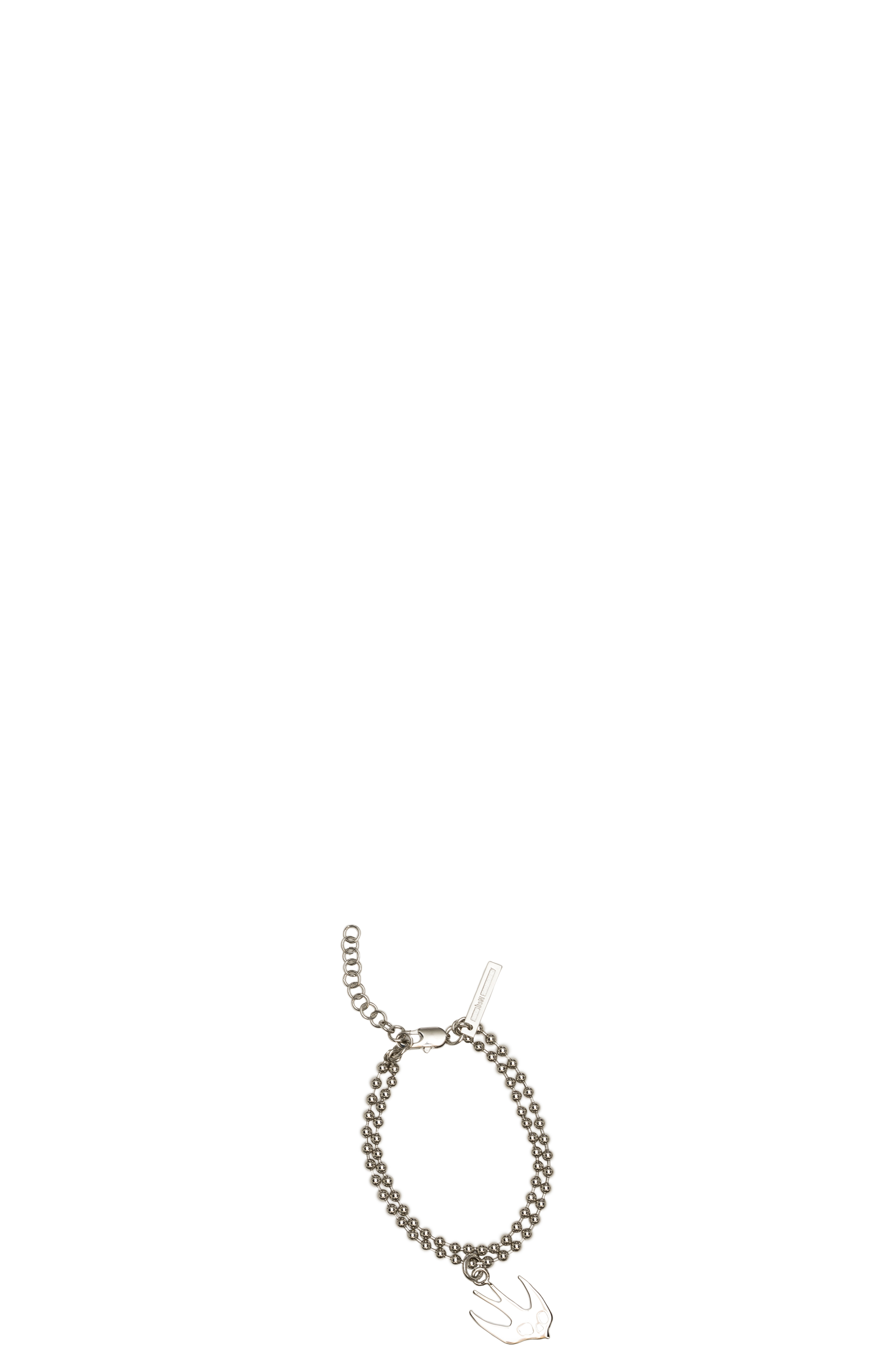 Silver Ball Chain Swallow Bracelet