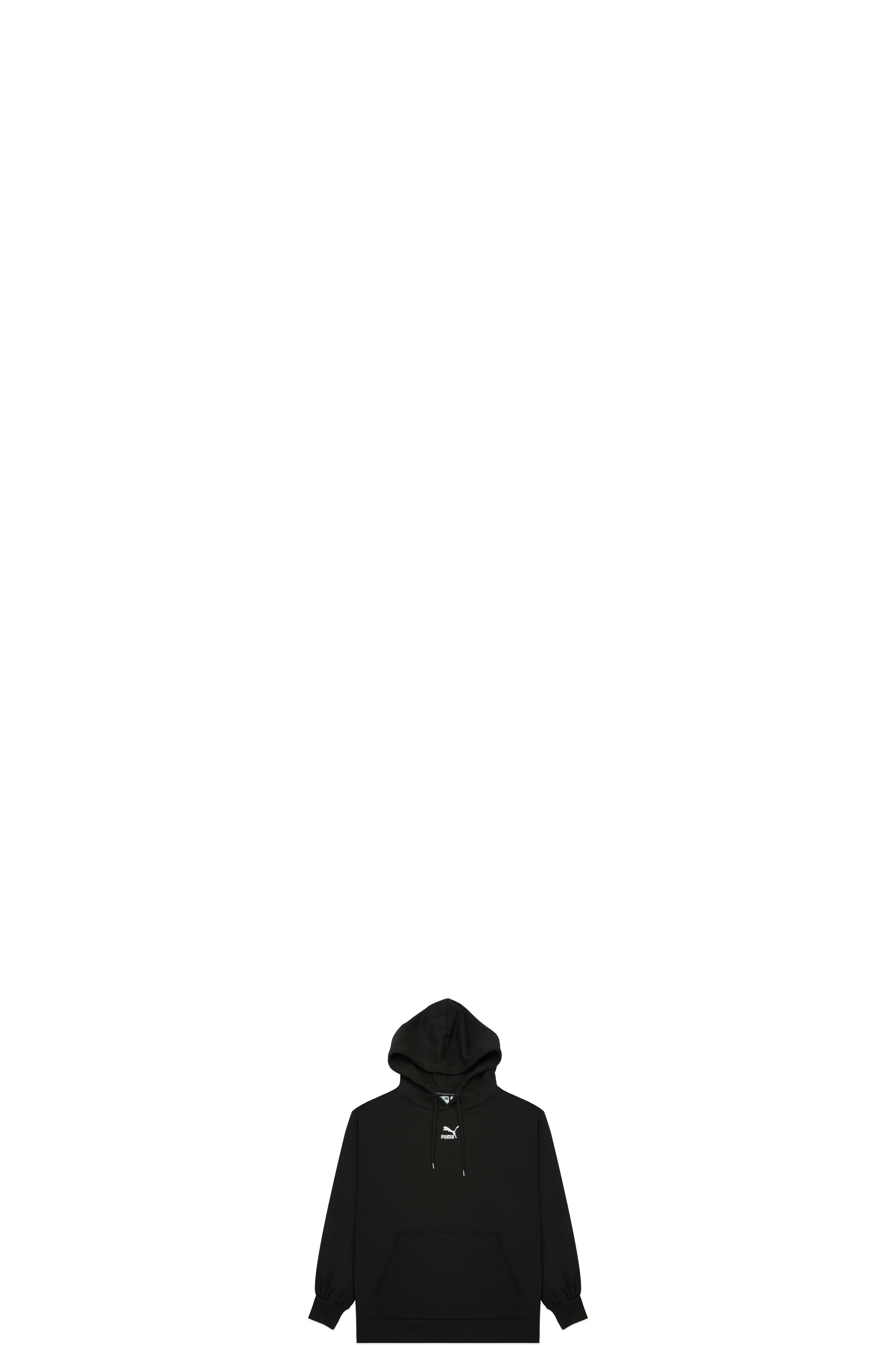 Veste à Capuche Oversized Classique Noir