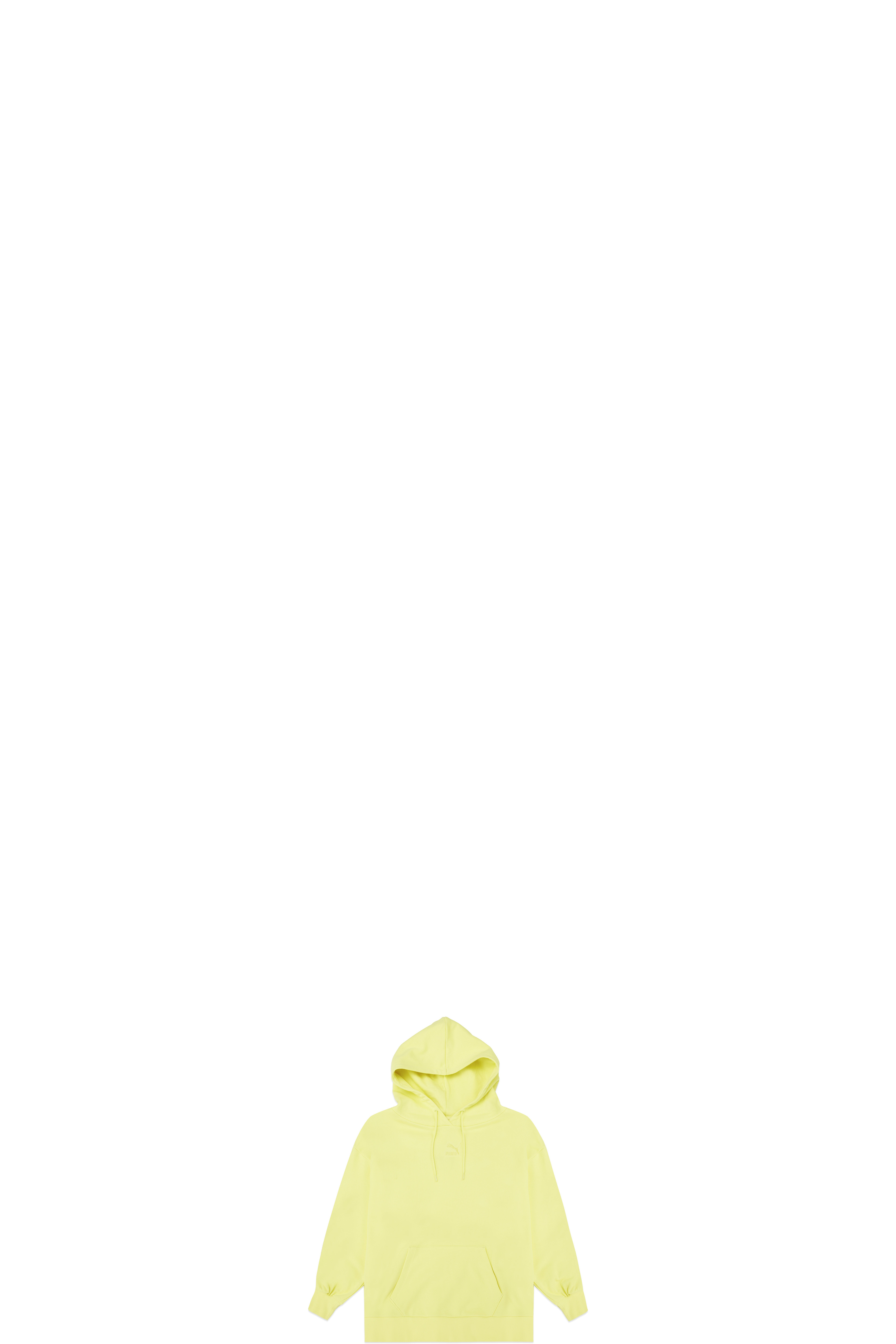 Veste à Capuche Oversized Classique Jaune
