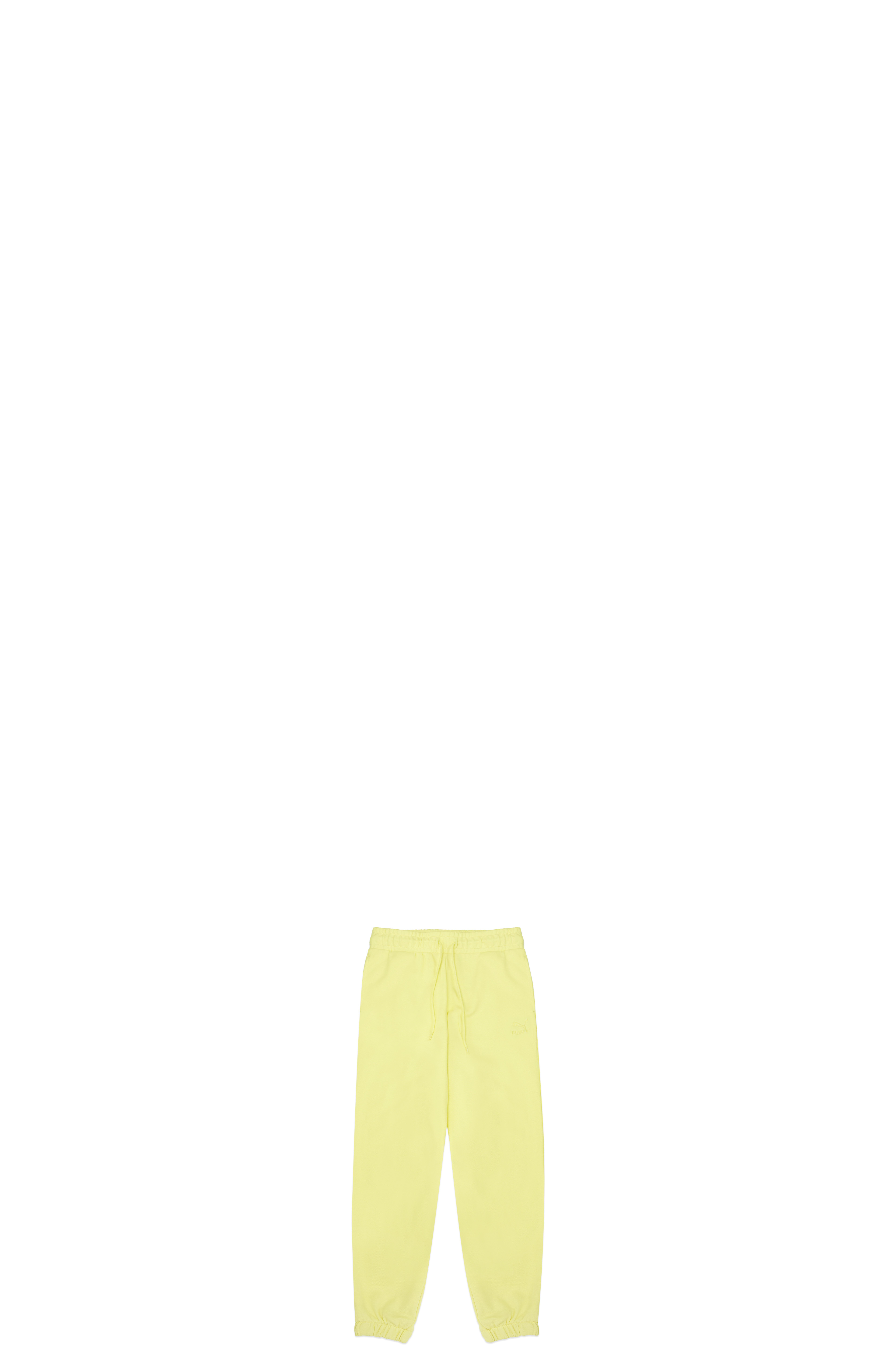 Pantalon de Survêtement Détendu Classique Jaune