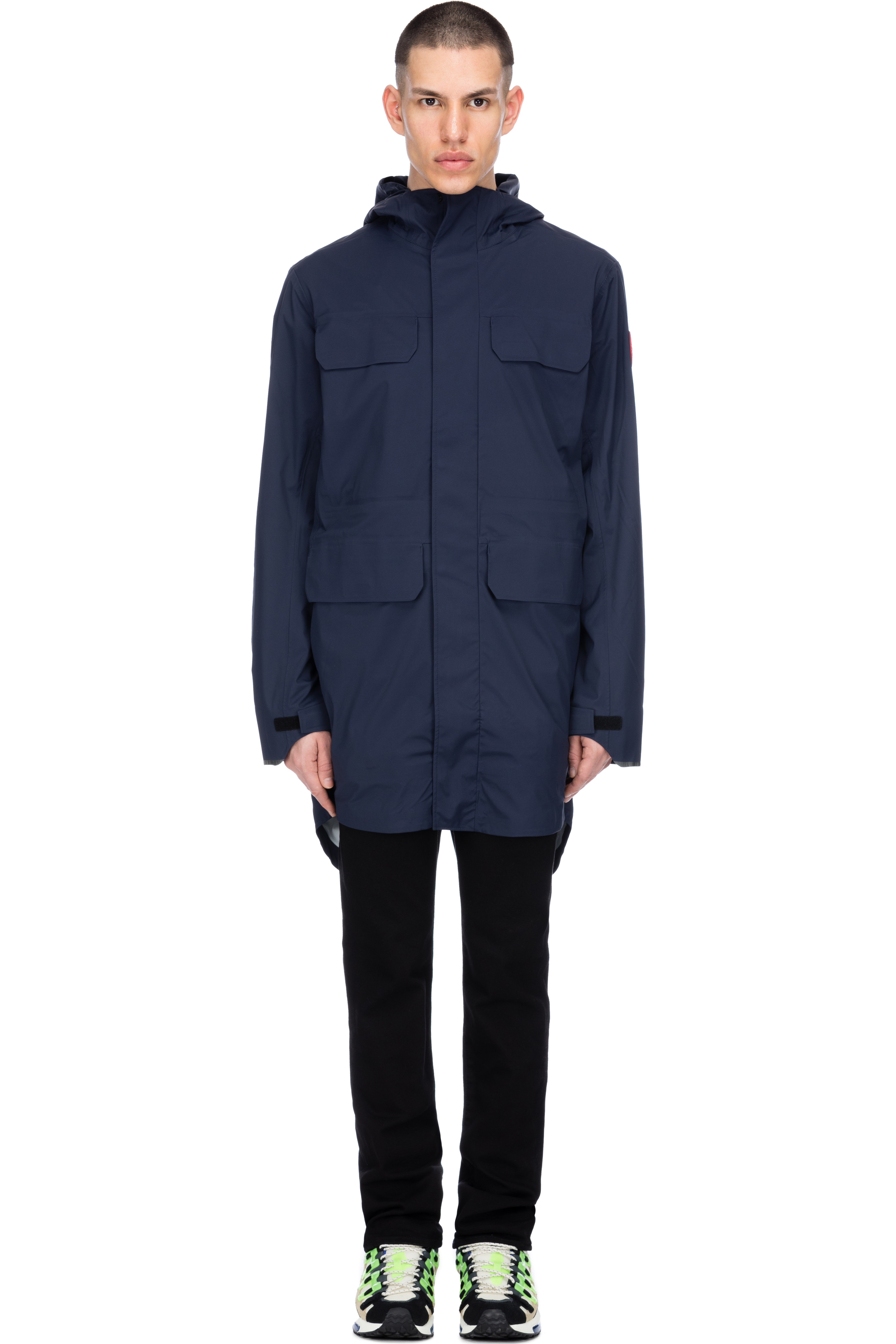 Canada goose balmoral parka blue outlet