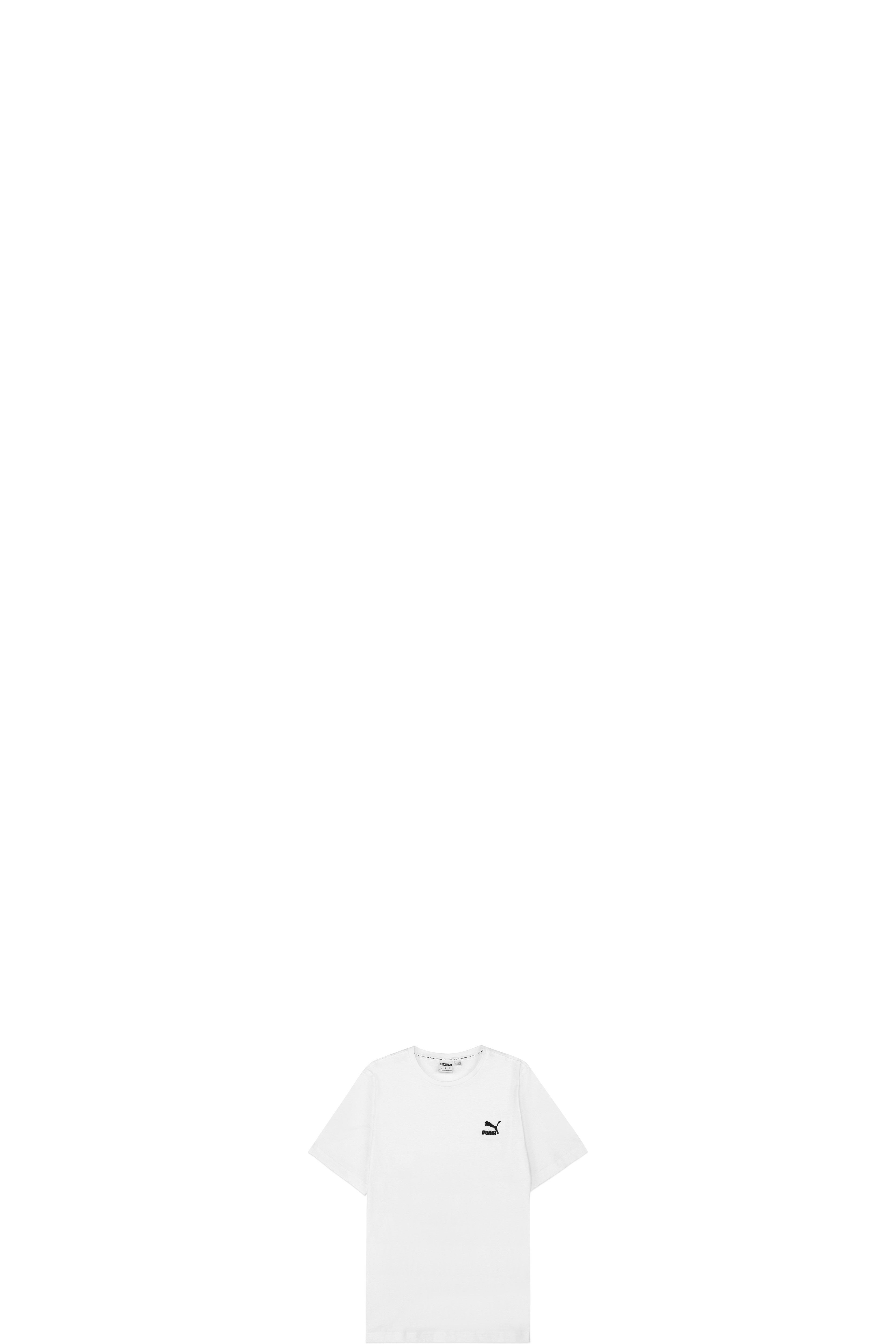 T-Shirt Brodé Classique Blanc