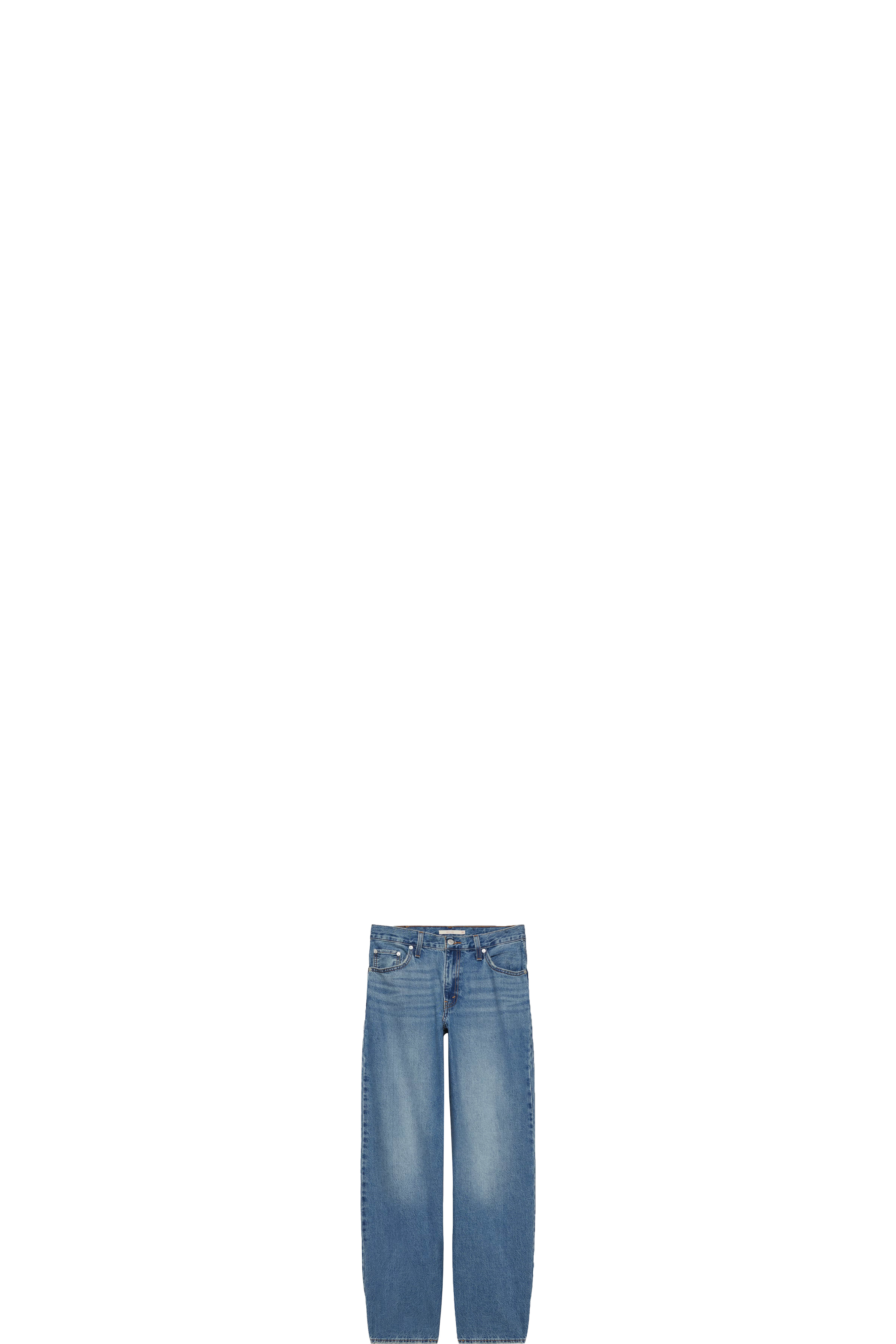 Blue Baggy Dad Jeans