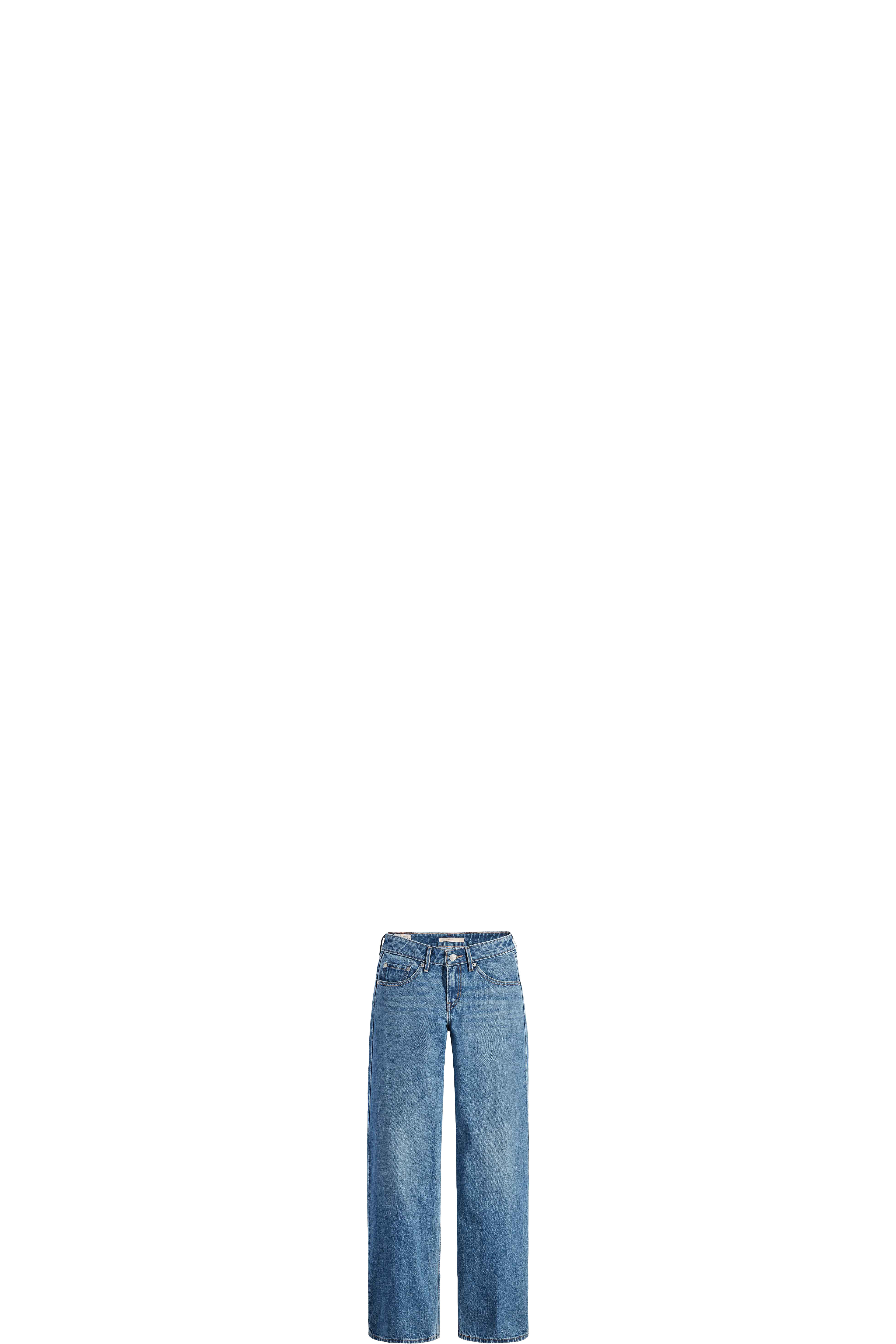 Jeans amples et bas Bleu