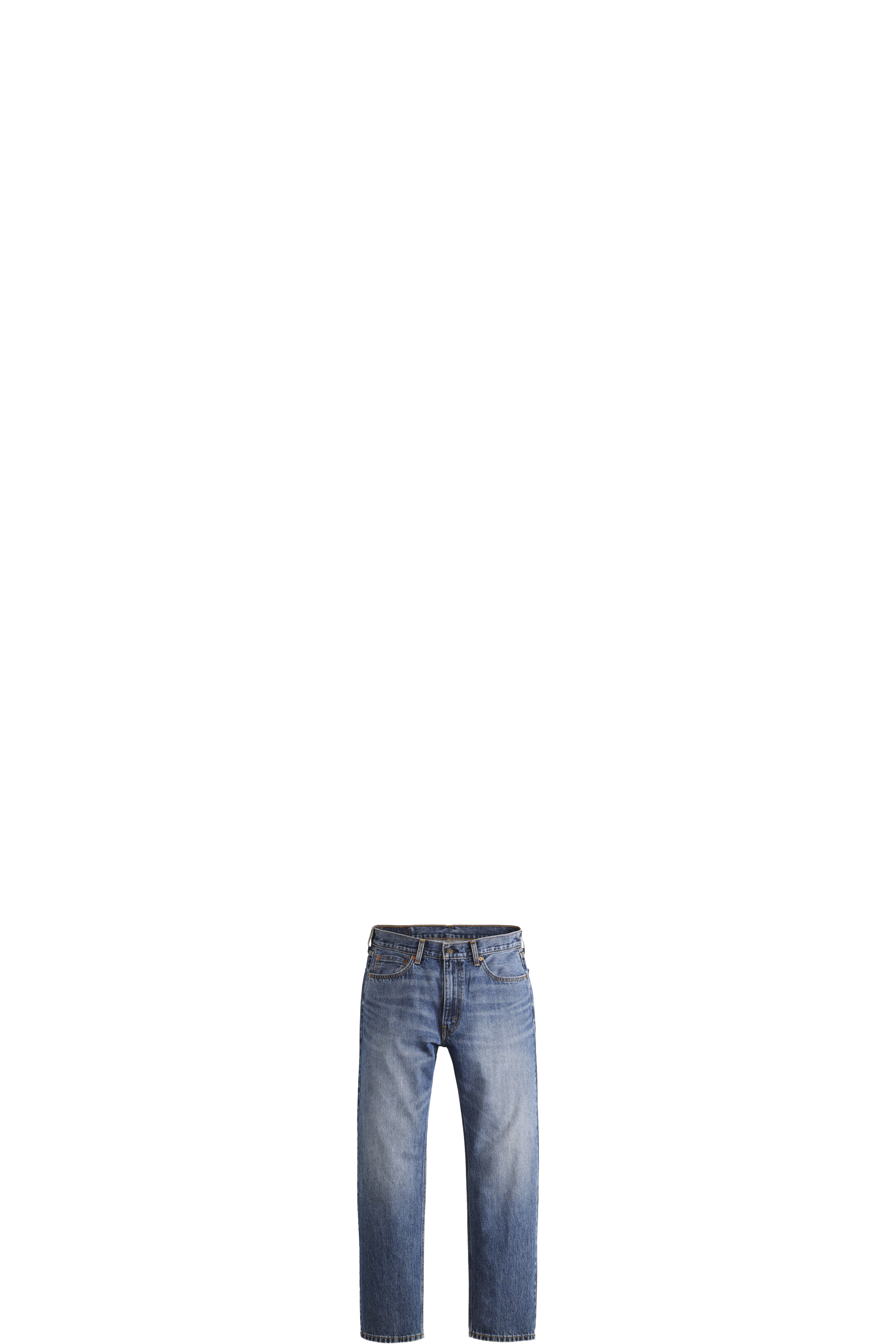 555 Jean droit décontracté Bleu
