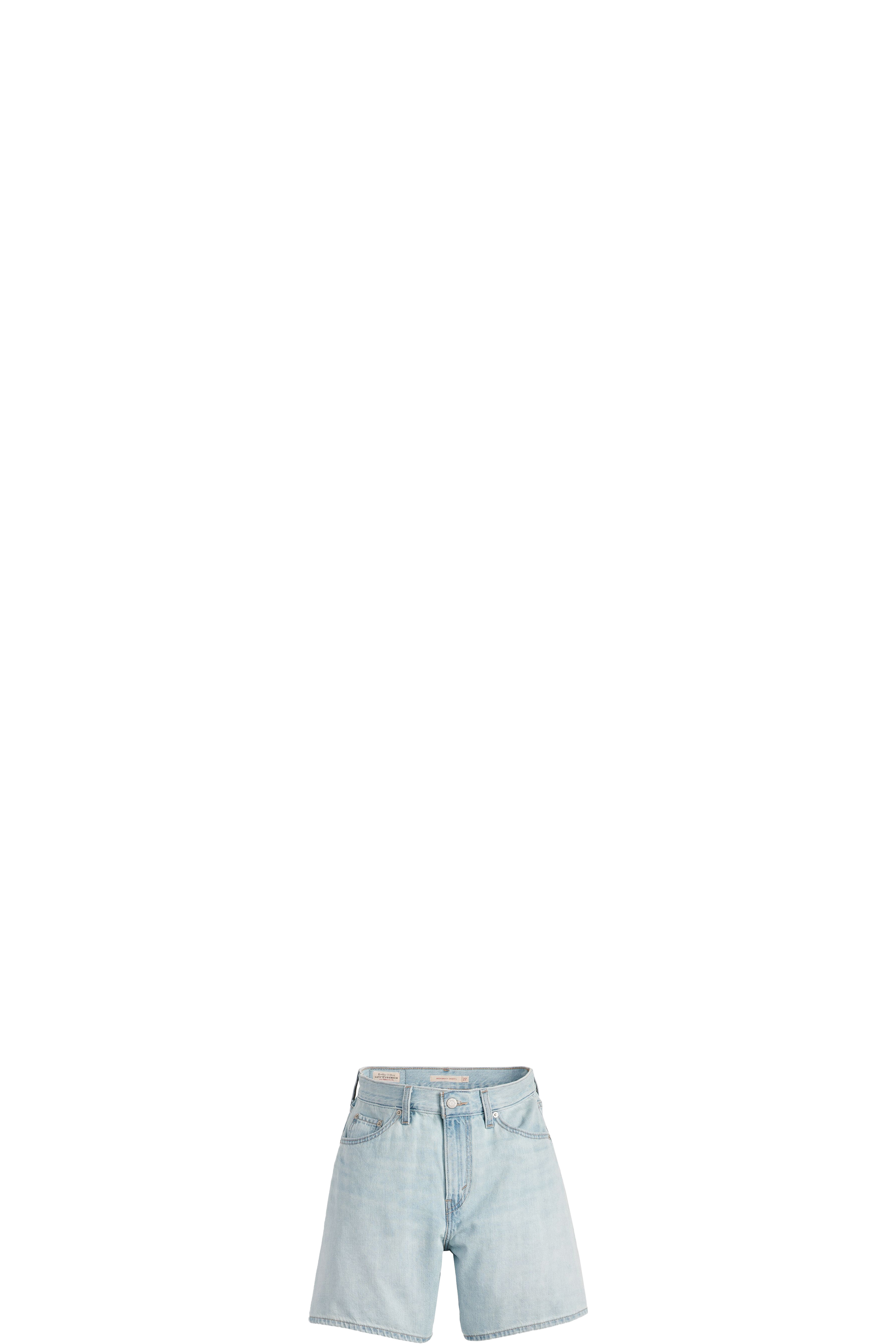 Short haut et ample Bleu