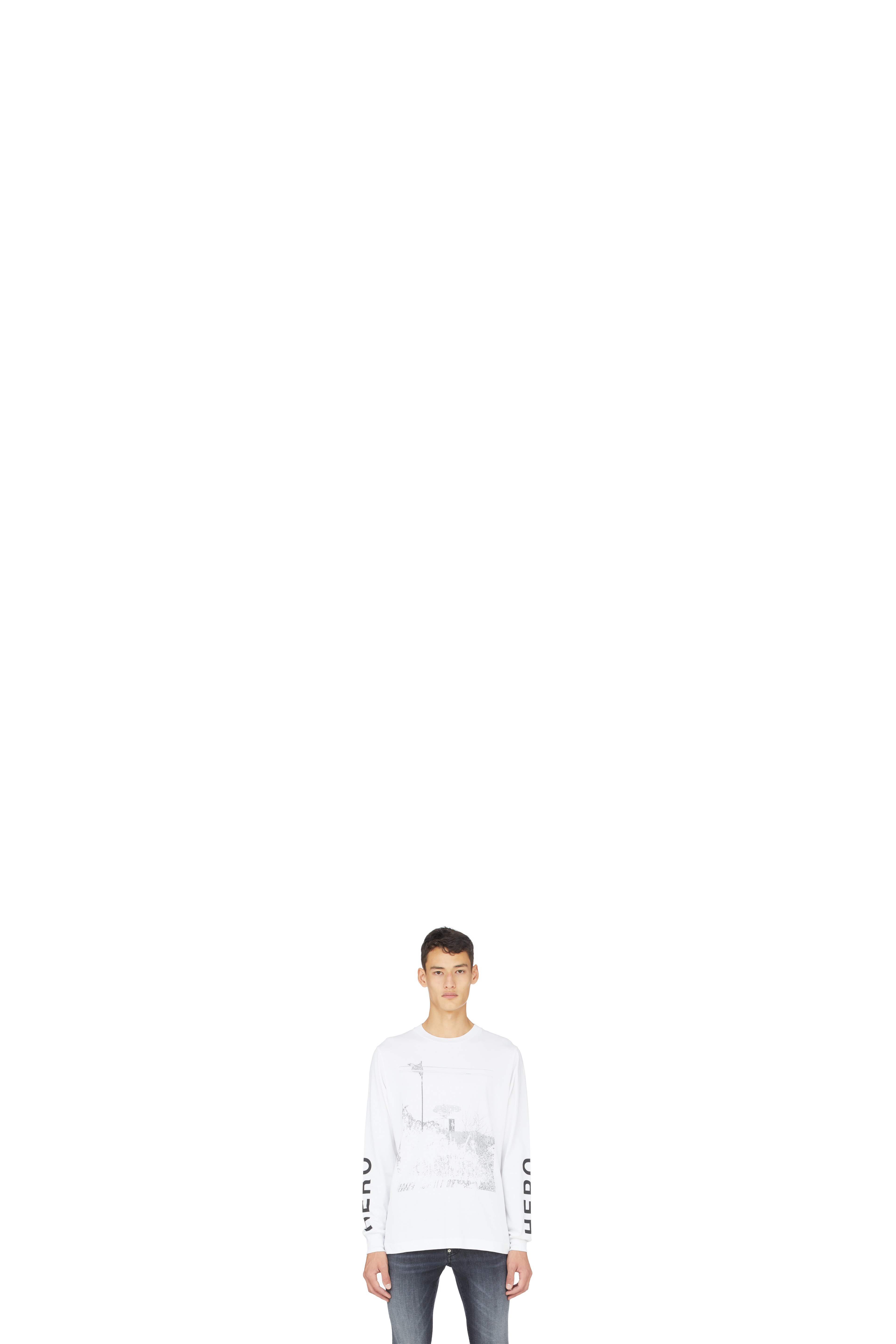 White Infrared Long Sleeve T-Shirt