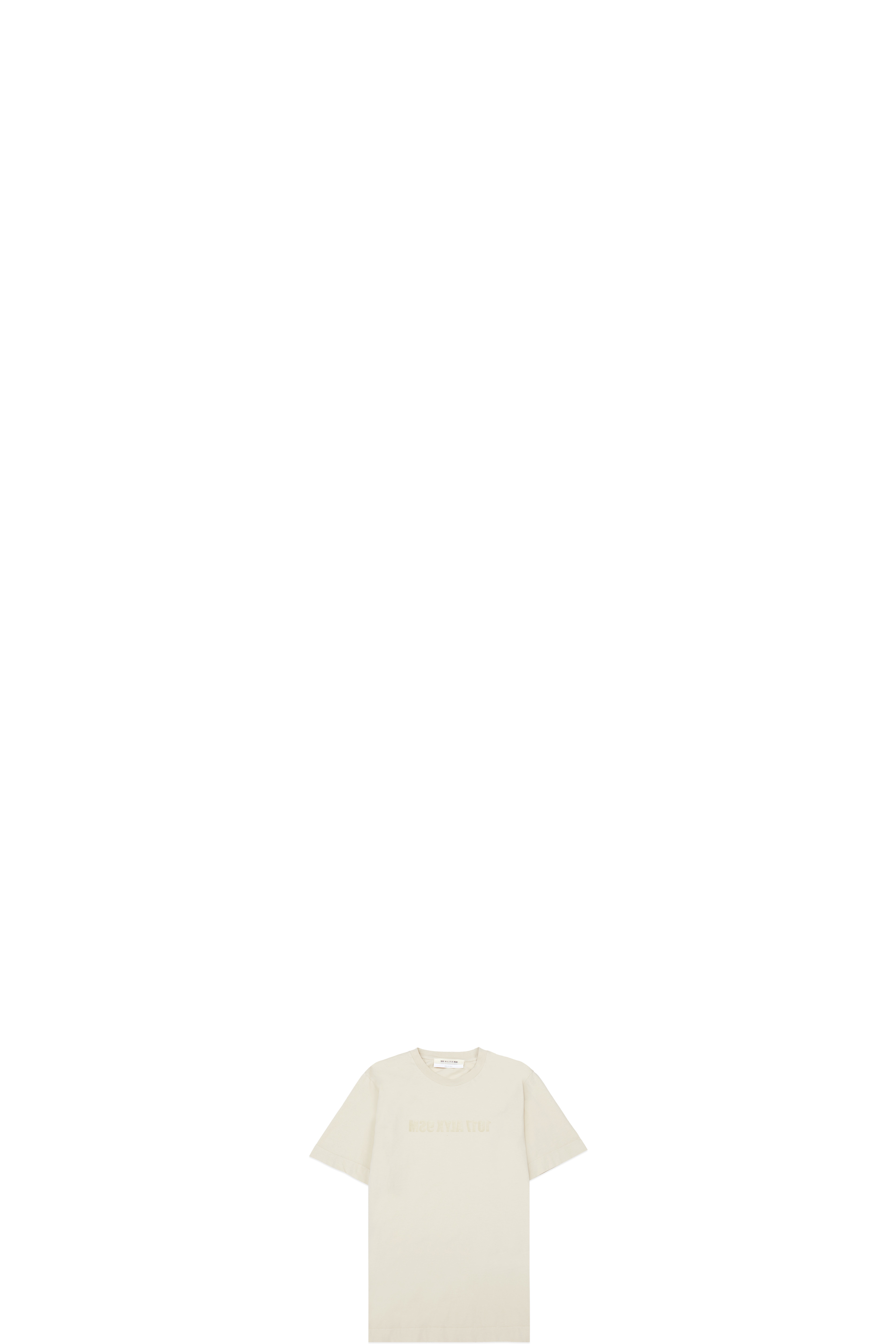 Neutrals Studded Mirrored Logo T-Shirt