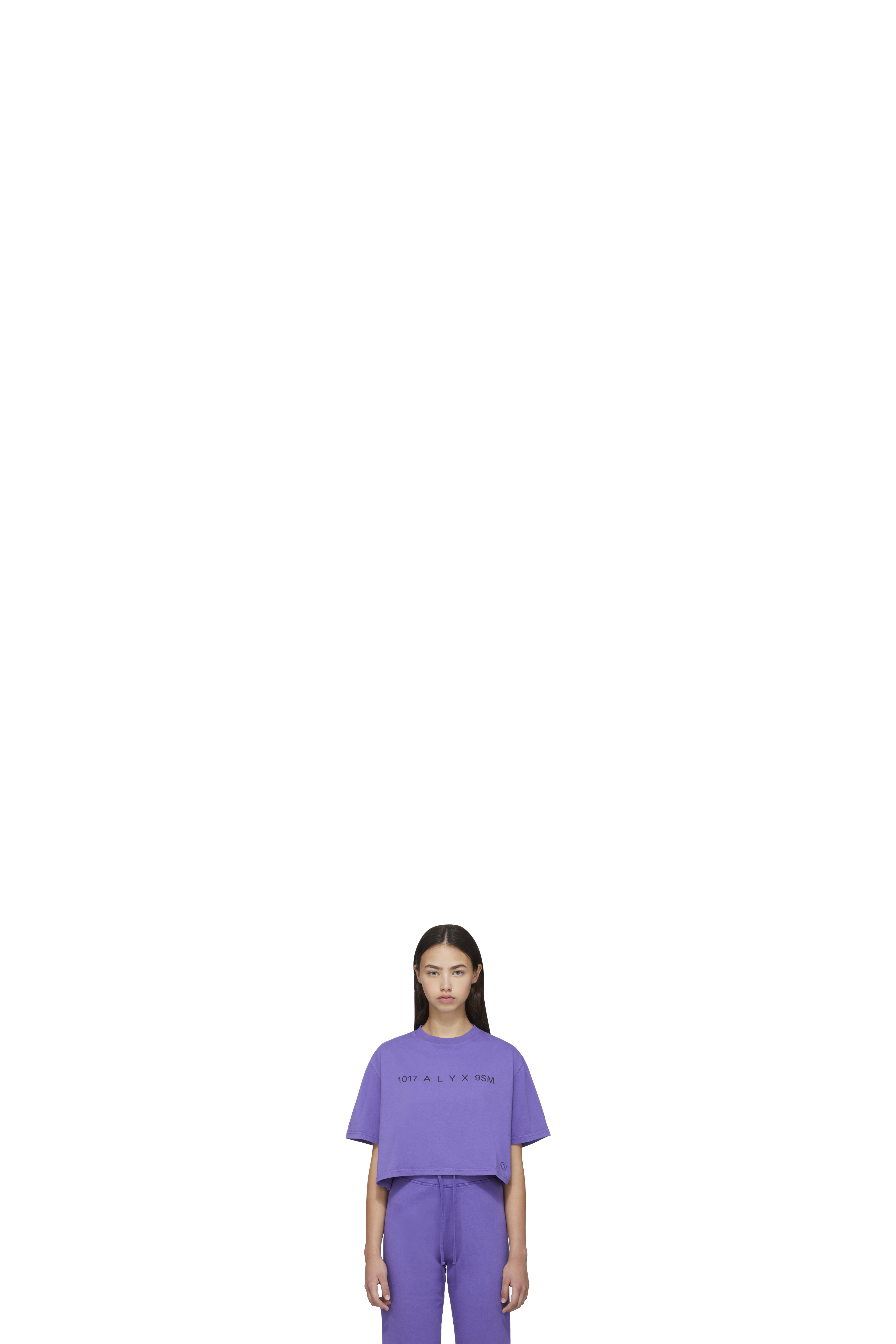 Purple Logo Cropped T-Shirt