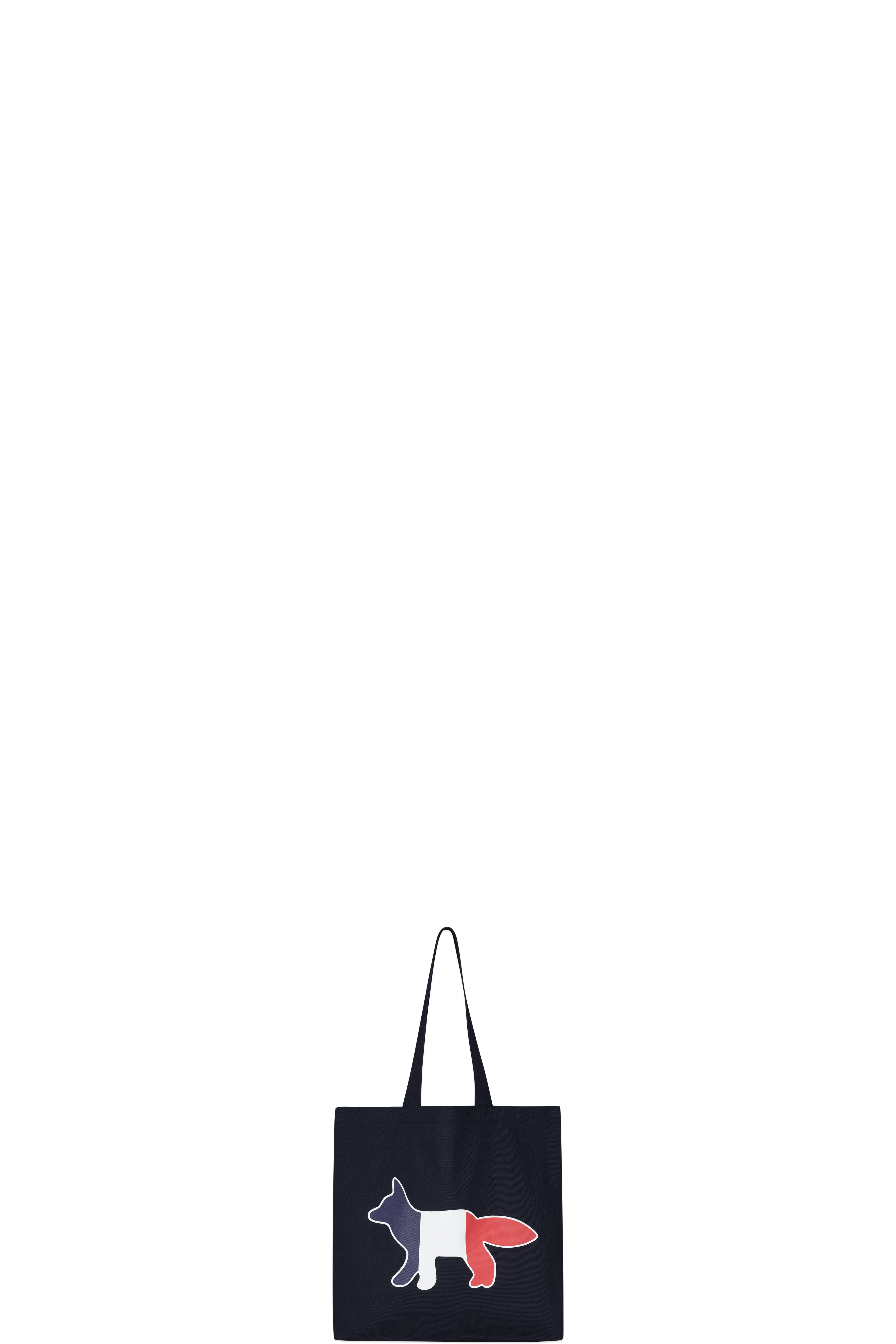 Blue Tricolor Fox Tote Bag