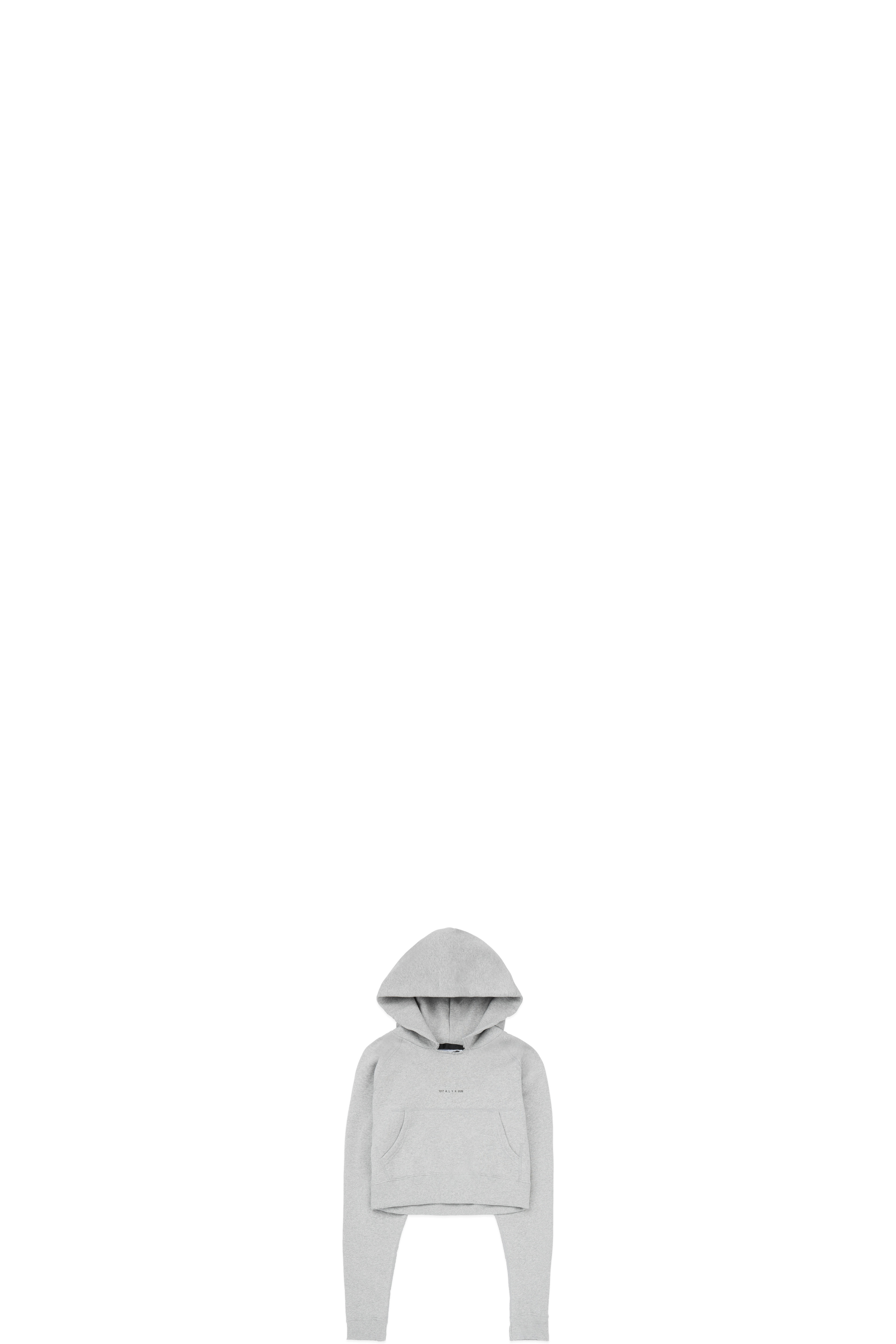 Veste à Capuche Court Gris