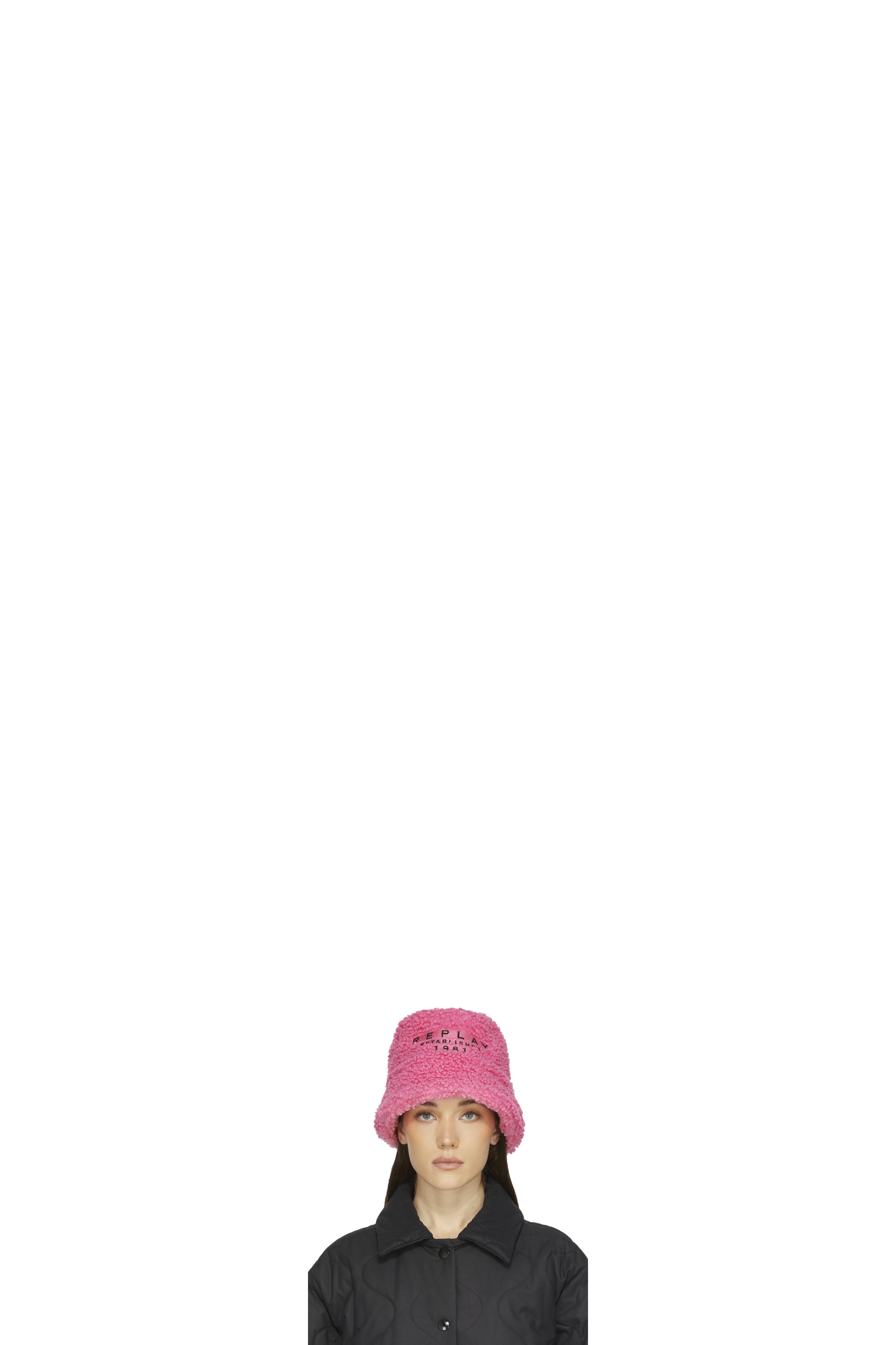 Pink Borg Bucket Hat