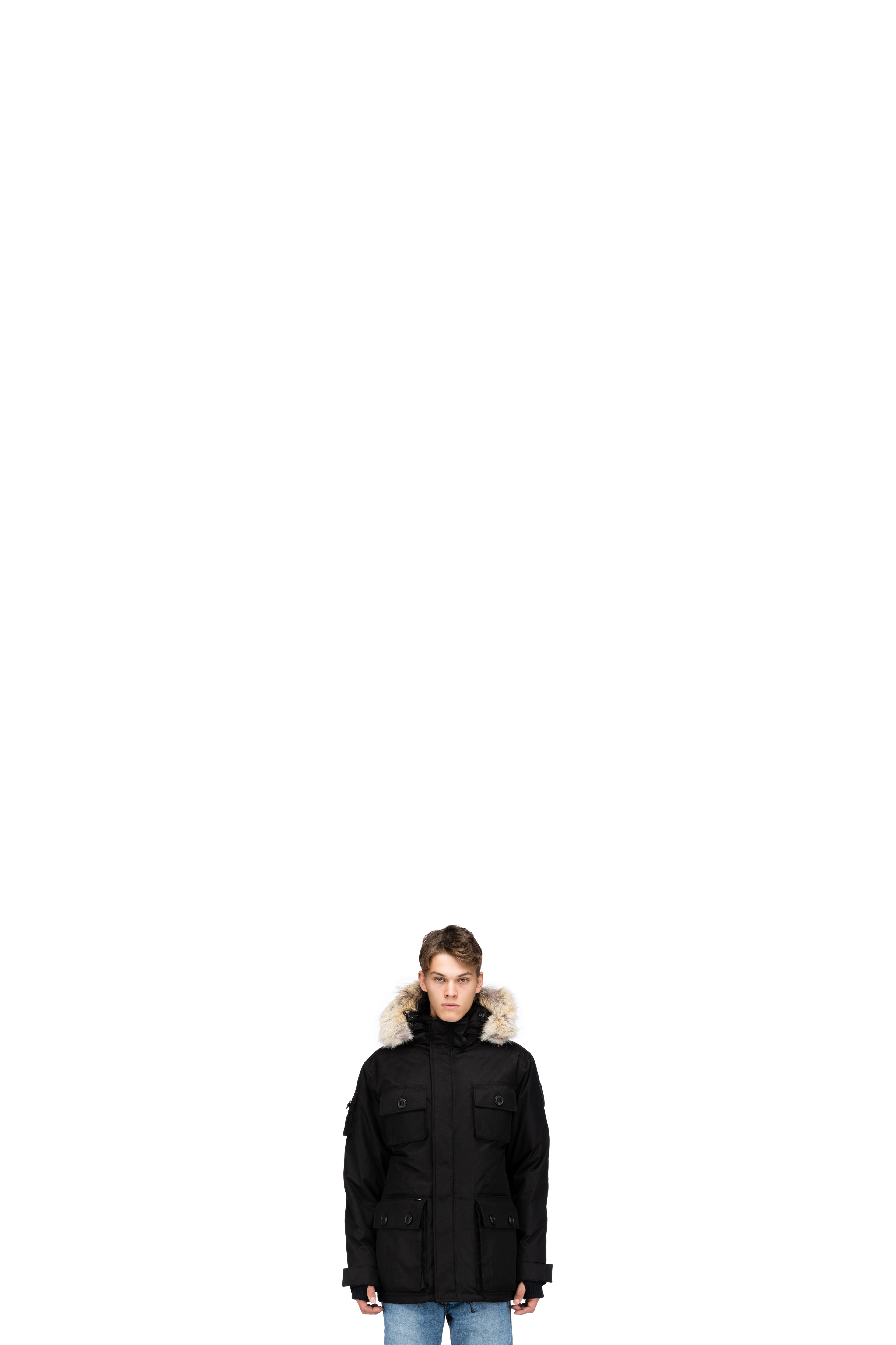 Parka Encapuchonné Barry Noir